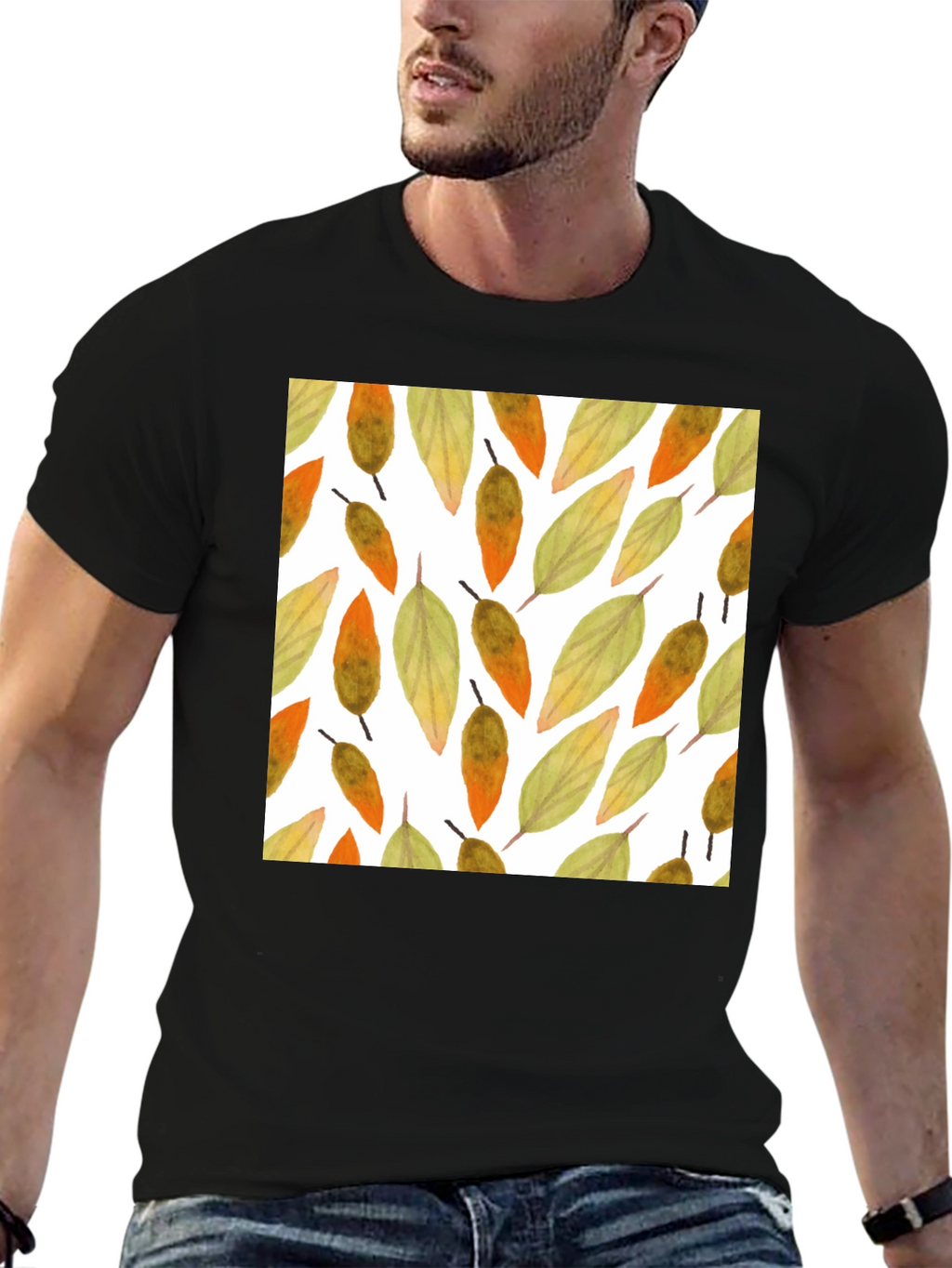 Fall Leaves Pattern T-Shirt