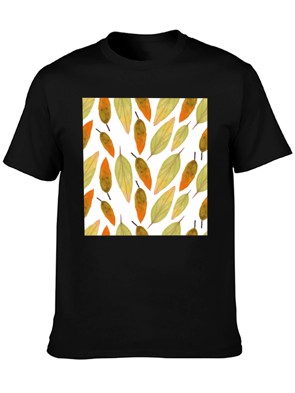 Fall Leaves Pattern T-Shirt