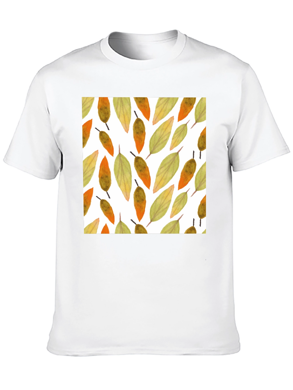 Fall Leaves Pattern T-Shirt