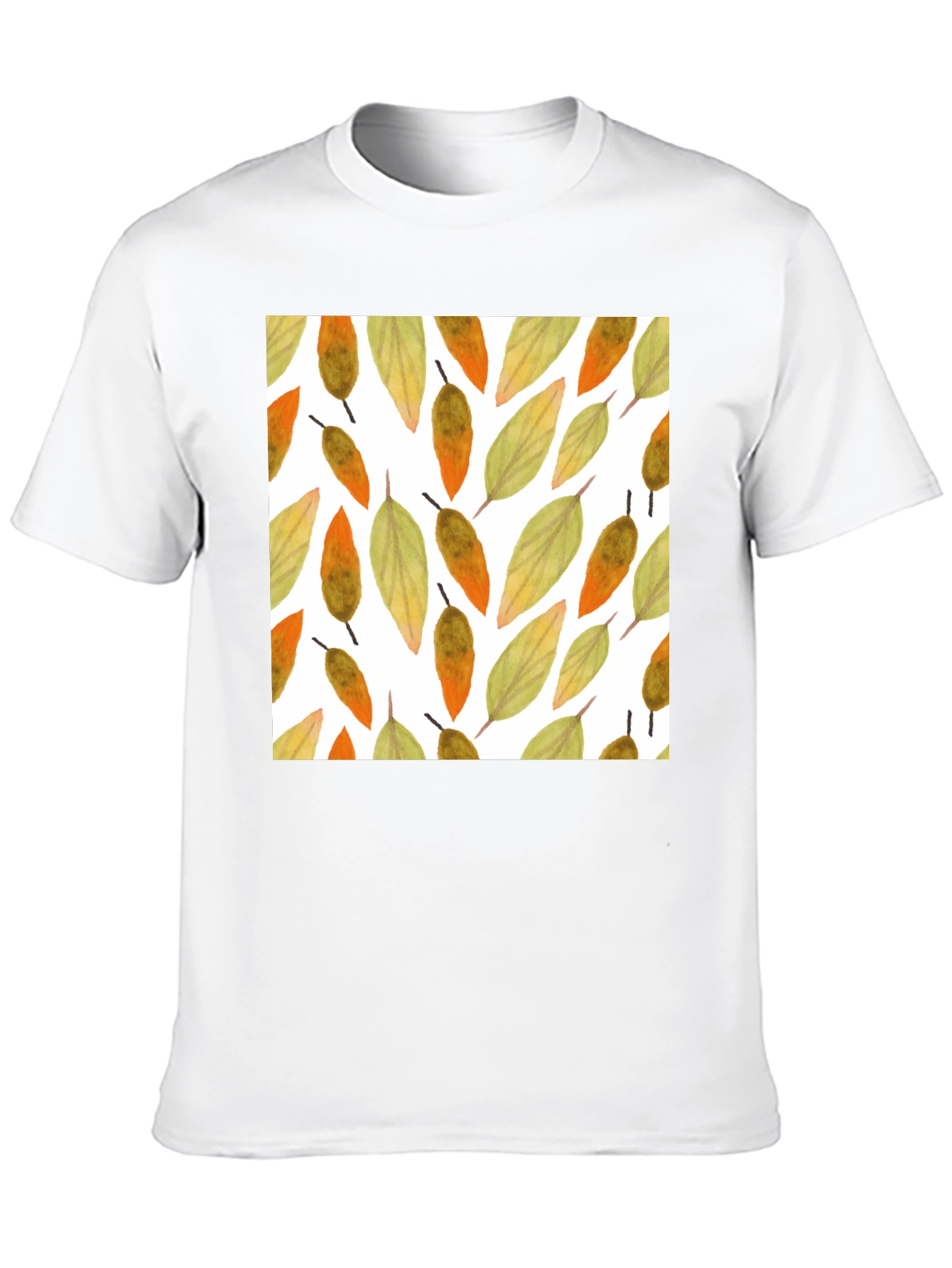 Fall Leaves Pattern T-Shirt