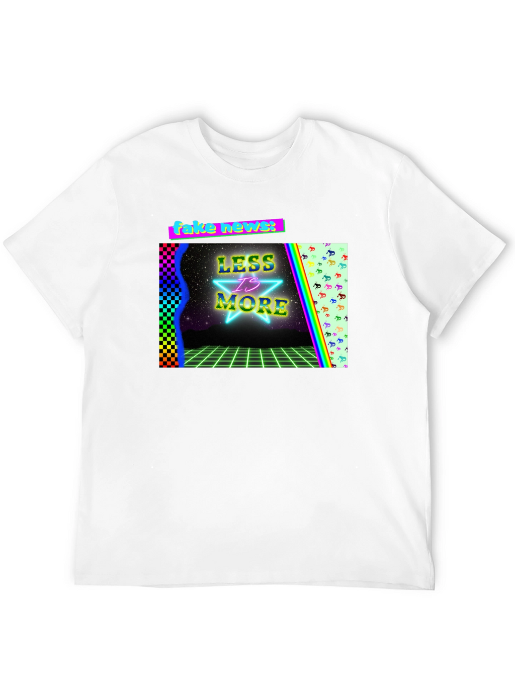 Retro Style Graphic Tee: Less is More