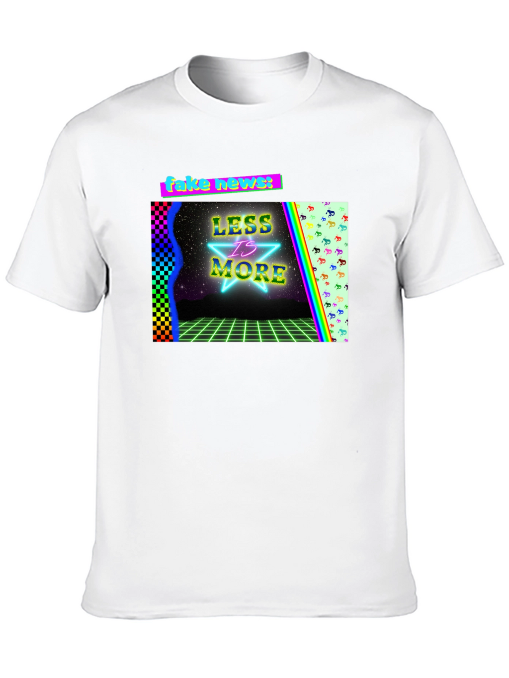 Retro Style Graphic Tee: Less is More