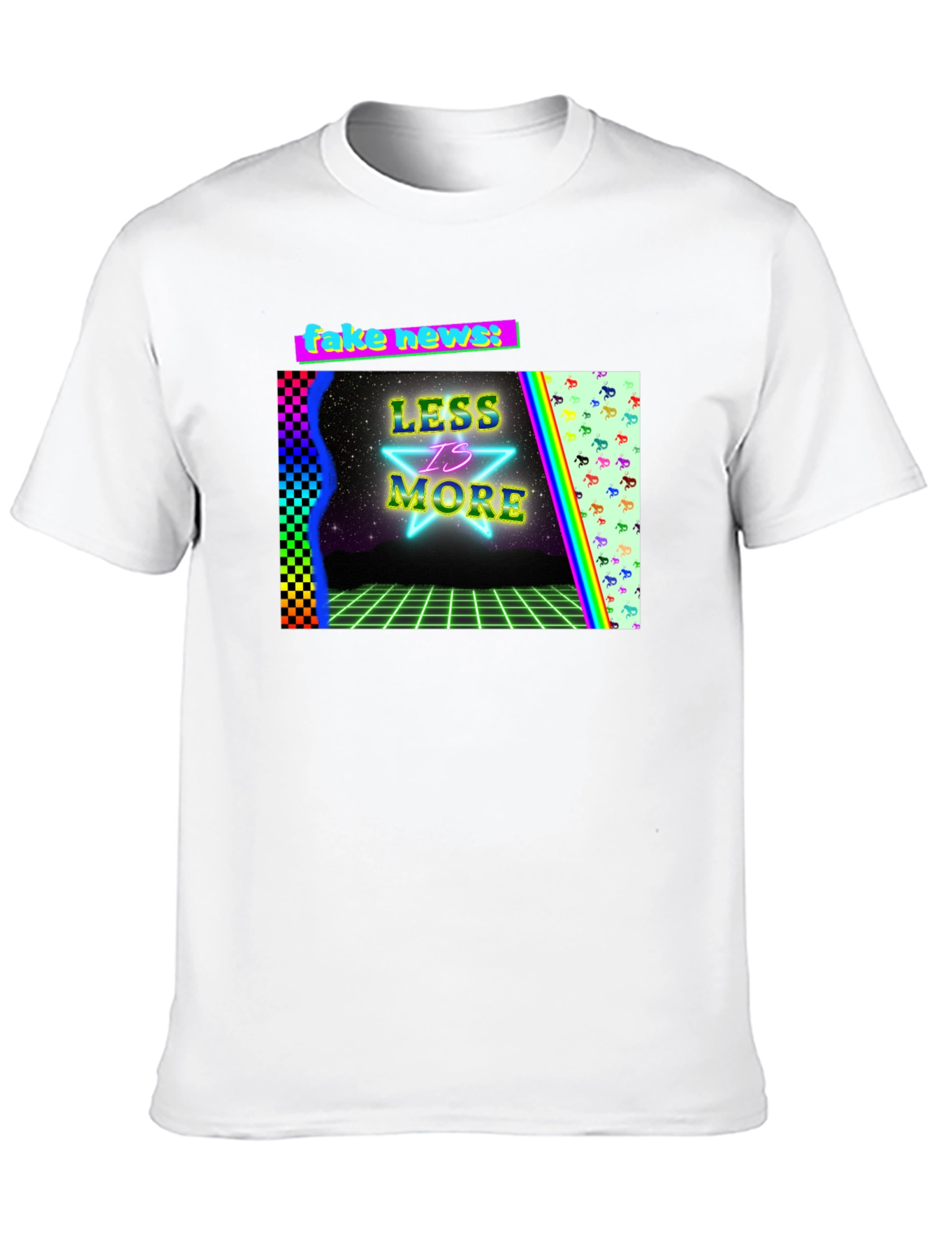 Retro Style Graphic Tee: Less is More