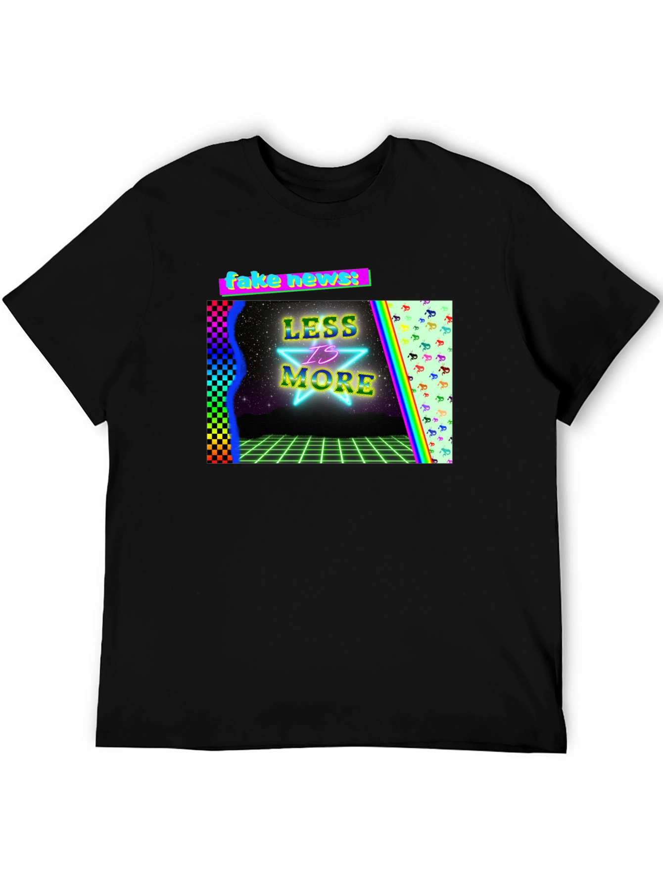 Retro Style Graphic Tee: Less is More