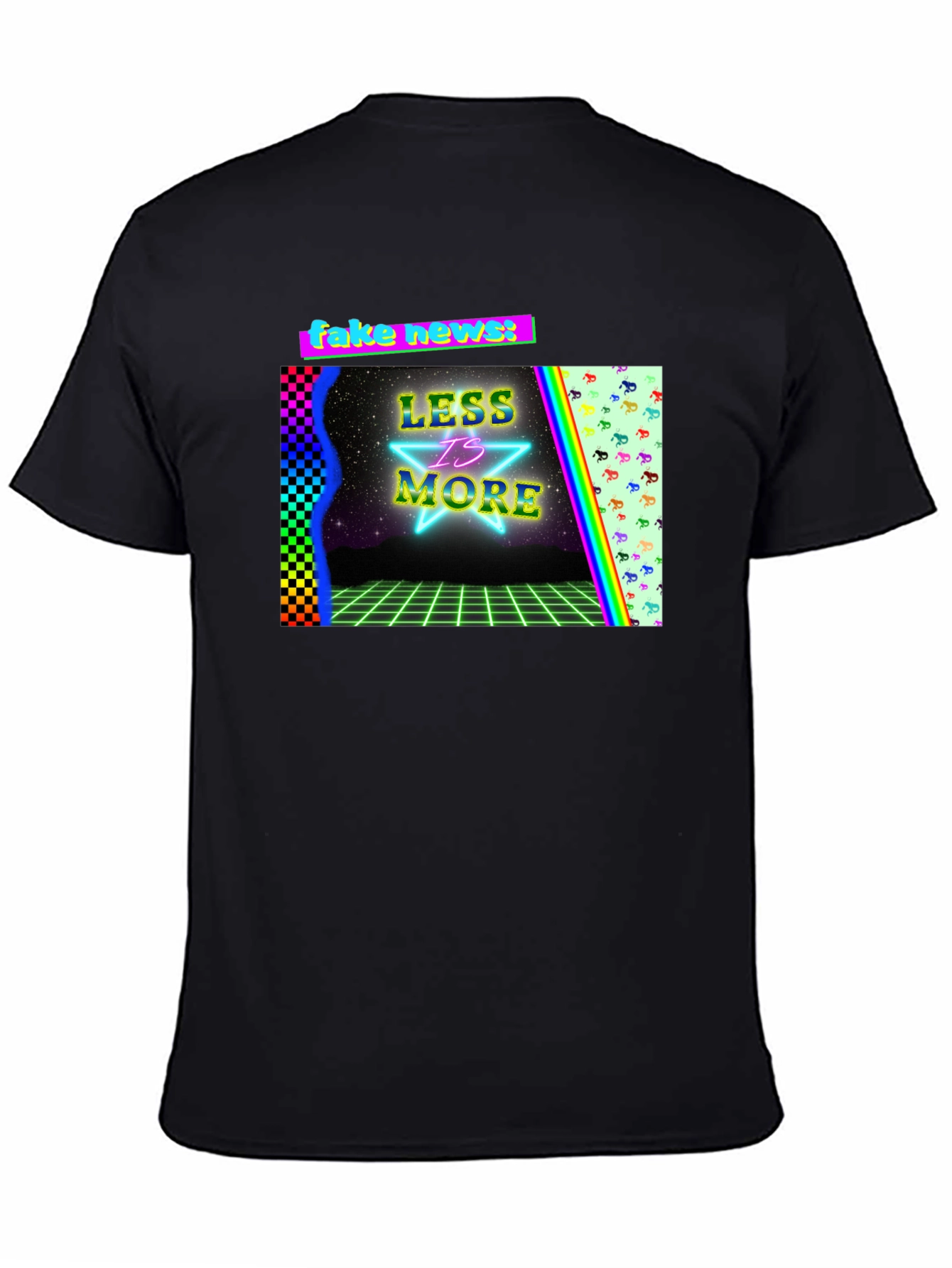 Retro Style Graphic Tee: Less is More