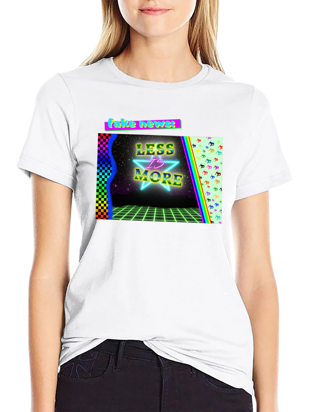 Retro Style Graphic Tee: Less is More