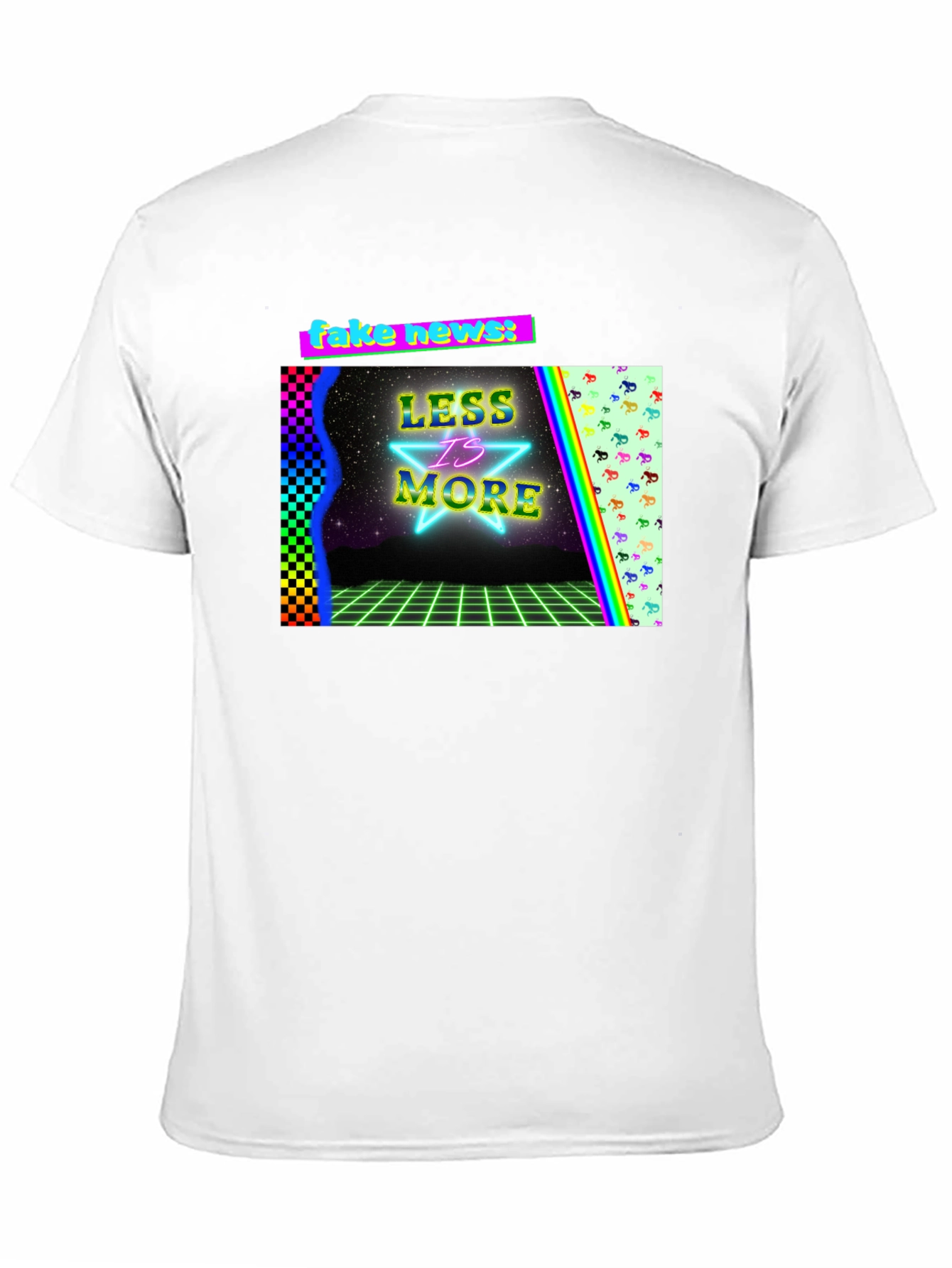 Retro Style Graphic Tee: Less is More