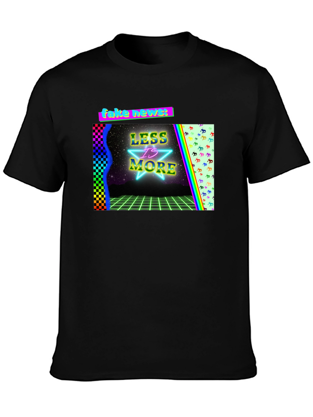 Retro Style Graphic Tee: Less is More