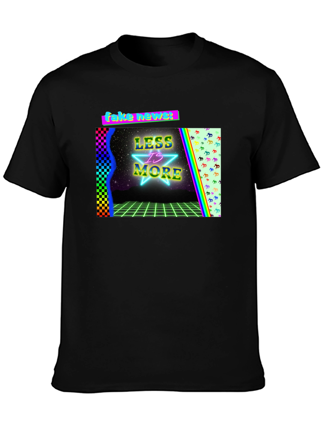 Retro Style Graphic Tee: Less is More