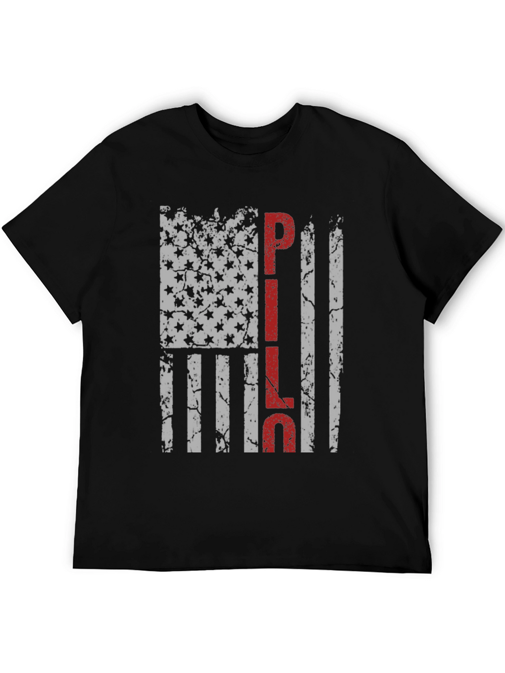 PILOT American Flag Distressed T-Shirt