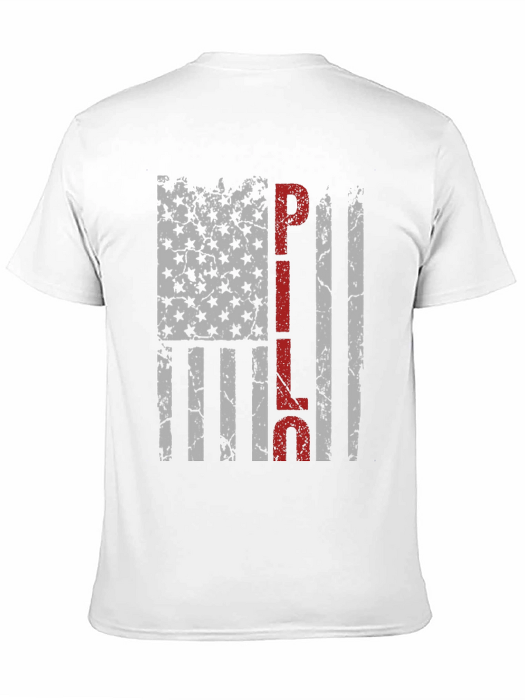 PILOT American Flag Distressed T-Shirt