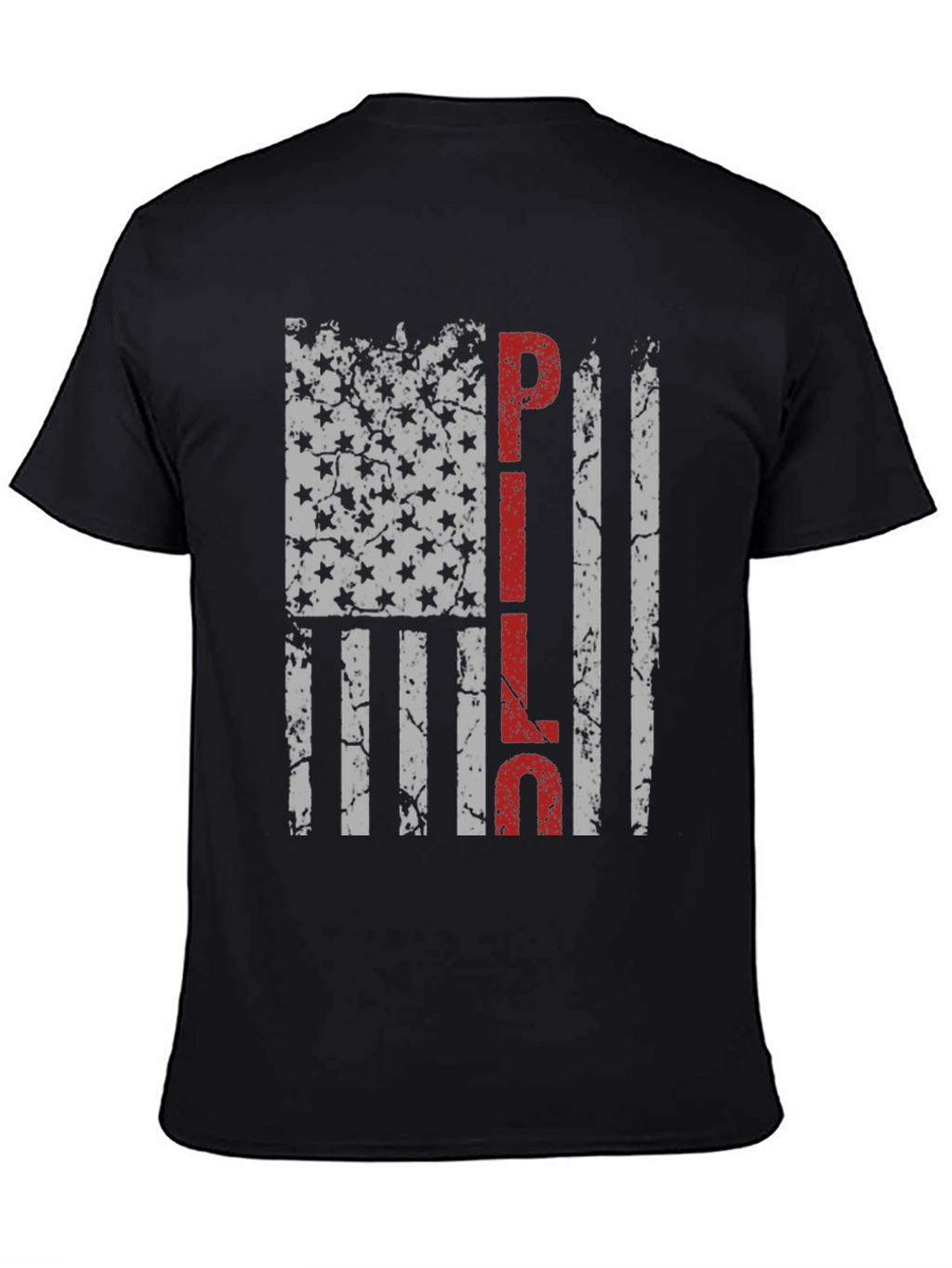 PILOT American Flag Distressed T-Shirt