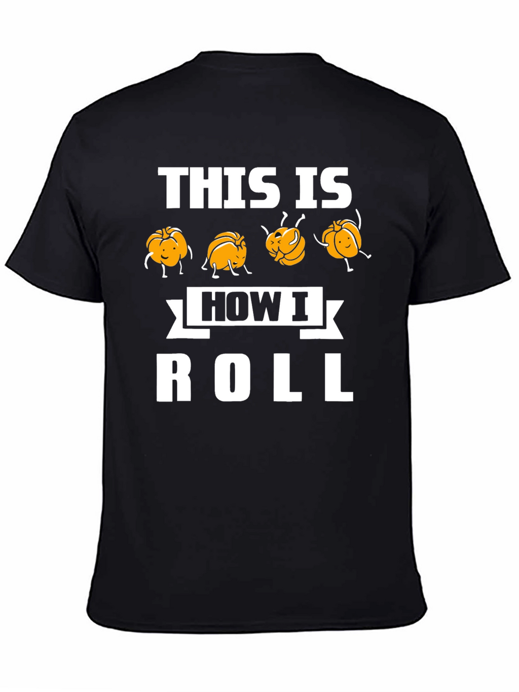 This Is How I Roll Funny Pumpkin T-Shirt