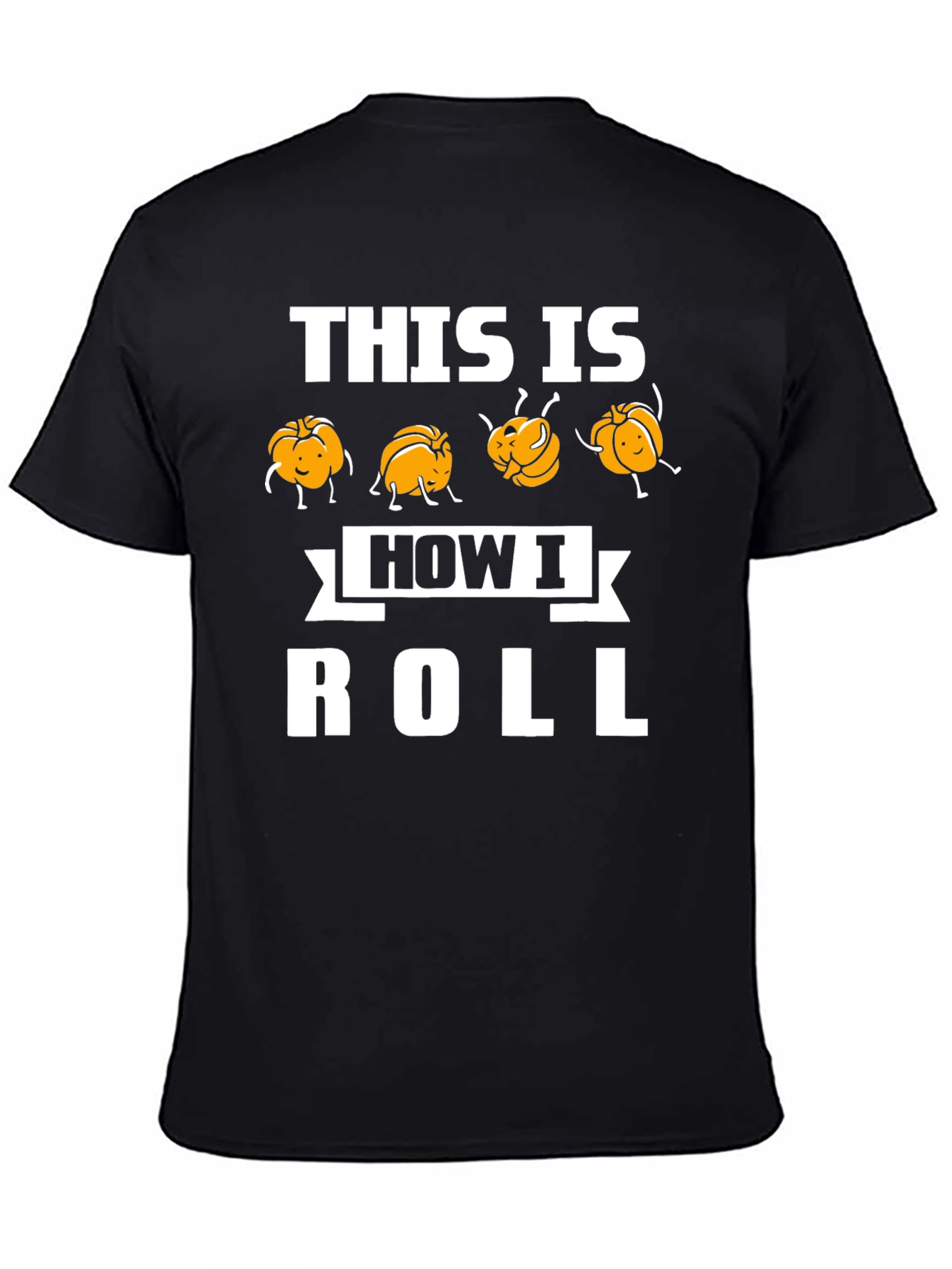 This Is How I Roll Funny Pumpkin T-Shirt
