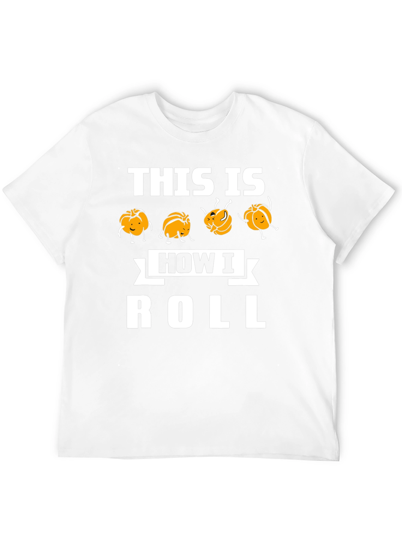 This Is How I Roll Funny Pumpkin T-Shirt