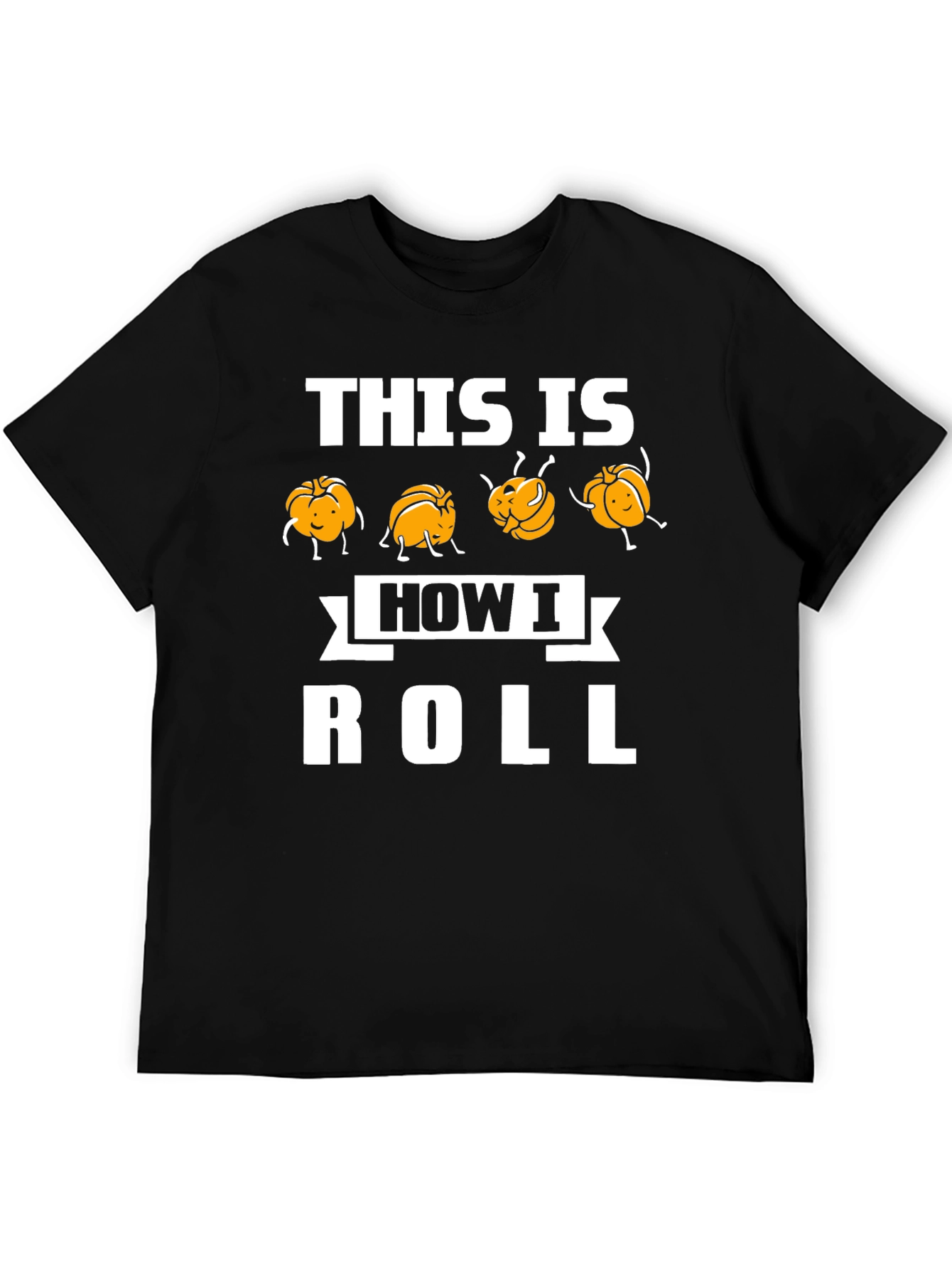 This Is How I Roll Funny Pumpkin T-Shirt