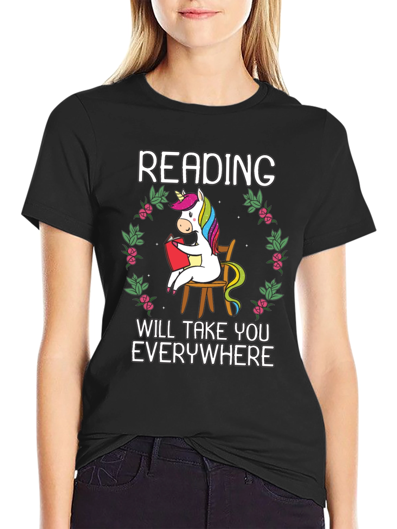 Reading Unicorn T-Shirt - Take You Everywhere
