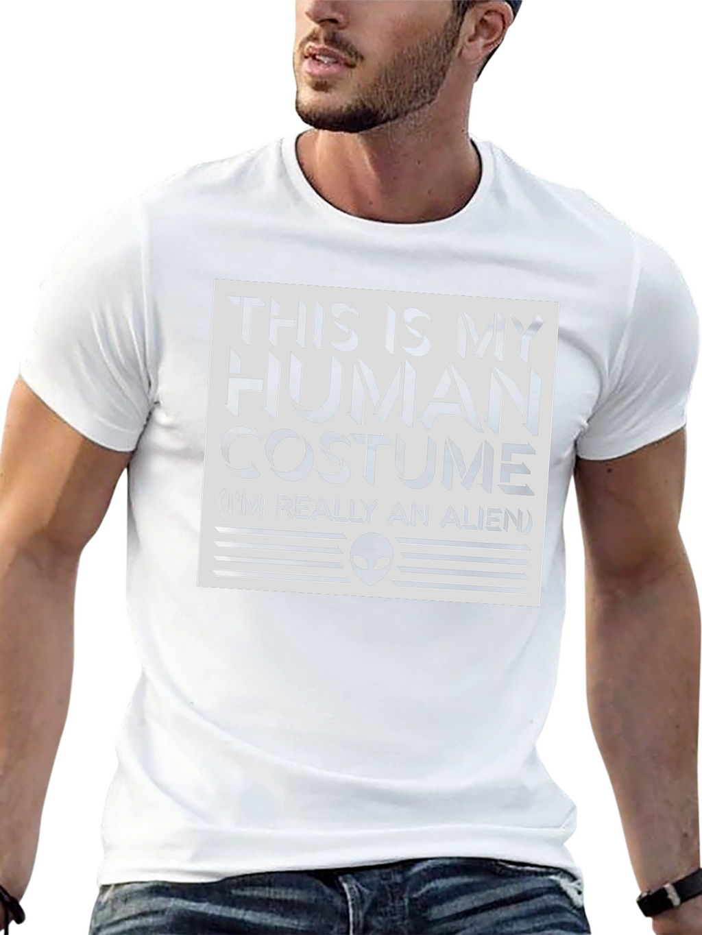 Human Costume Alien T-Shirt