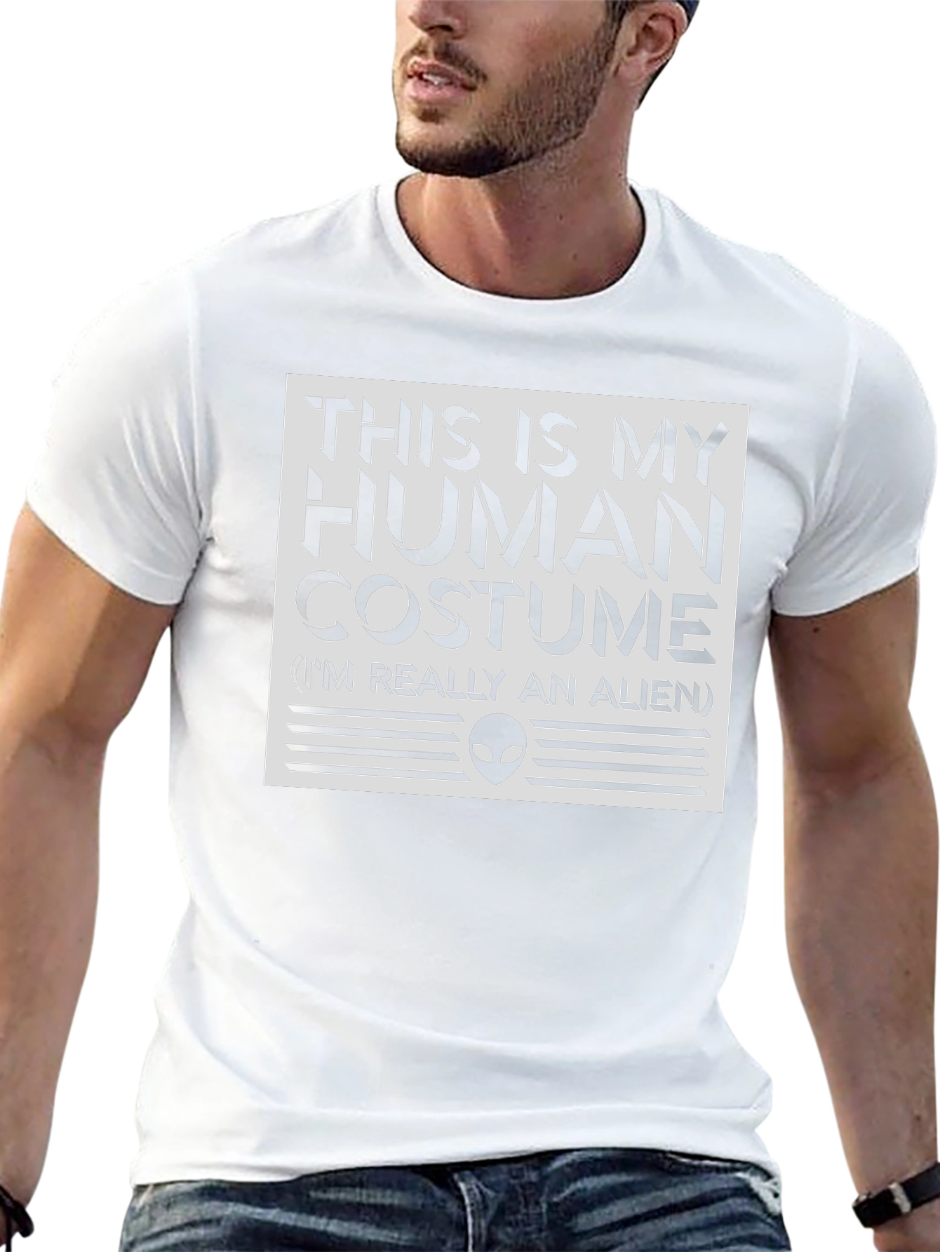 Human Costume Alien T-Shirt