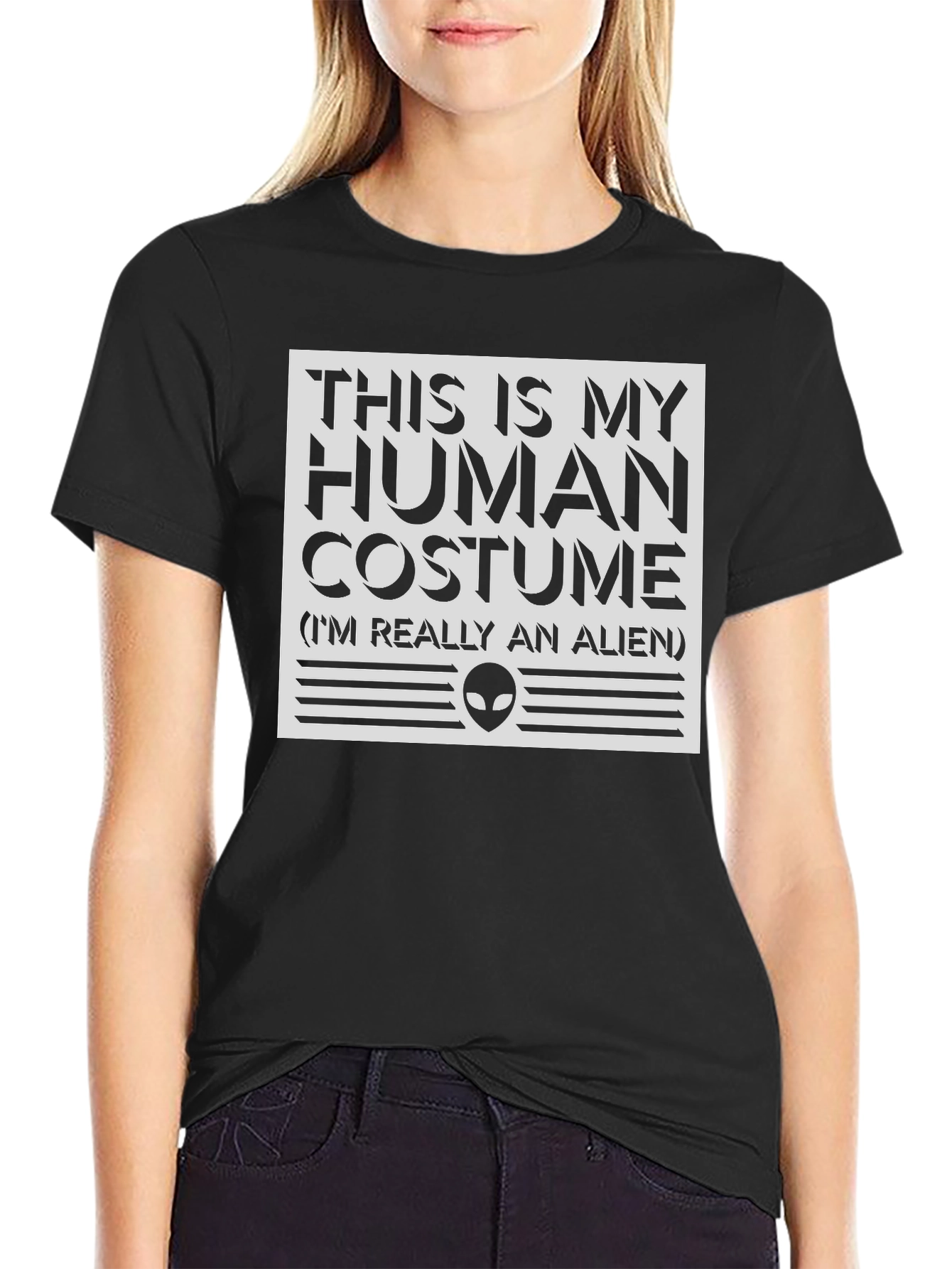 Human Costume Alien T-Shirt