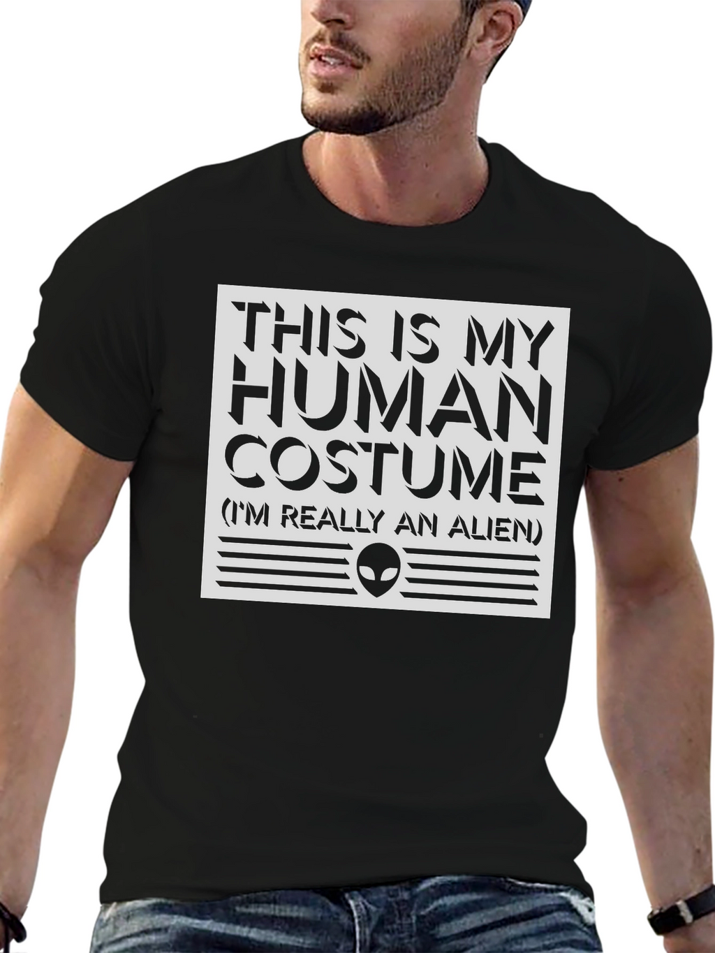 Human Costume Alien T-Shirt