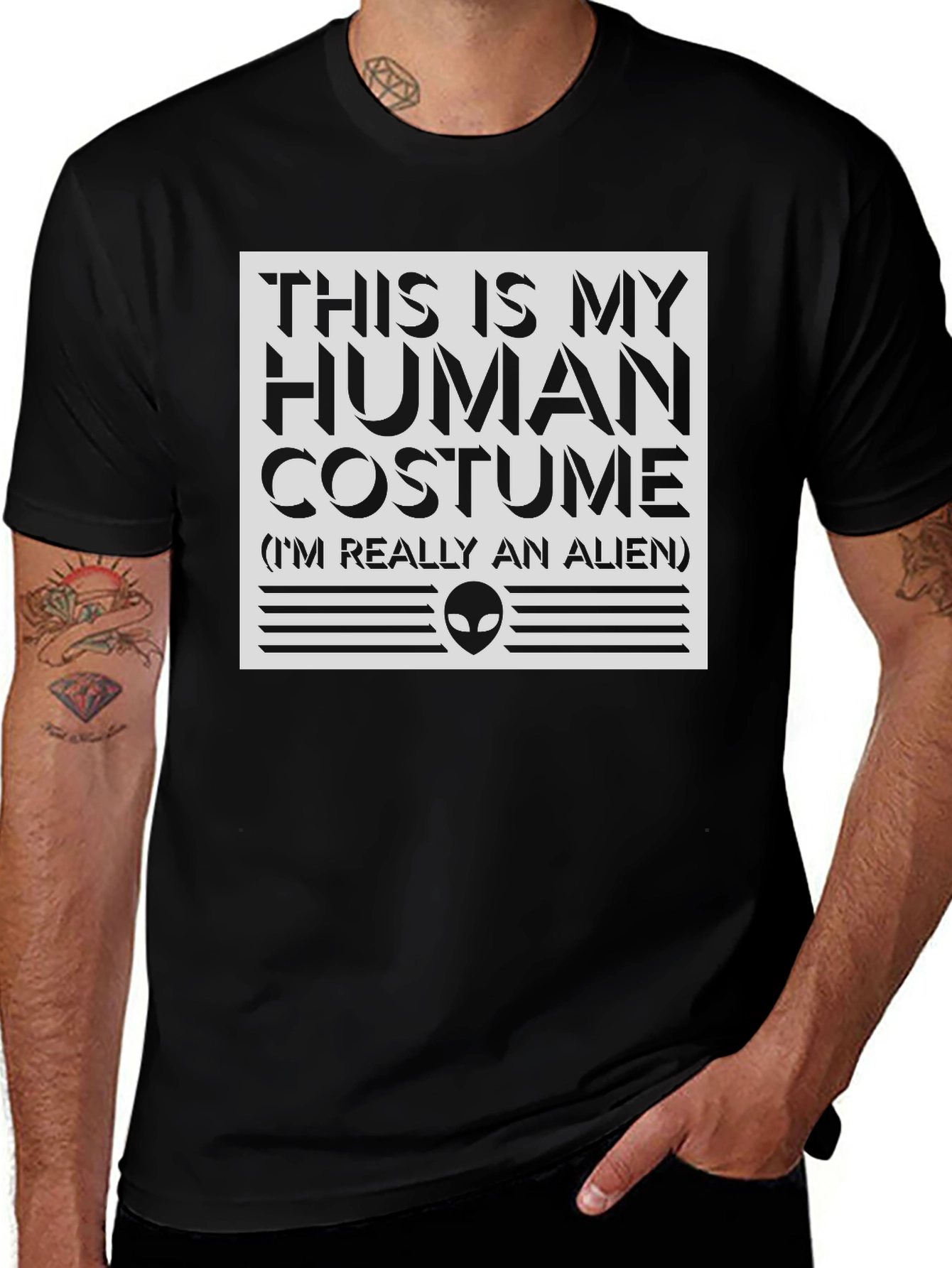 Human Costume Alien T-Shirt