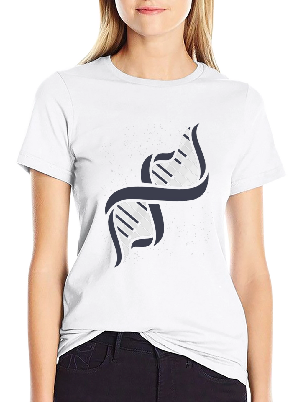 Piano DNA Graphic T-Shirt