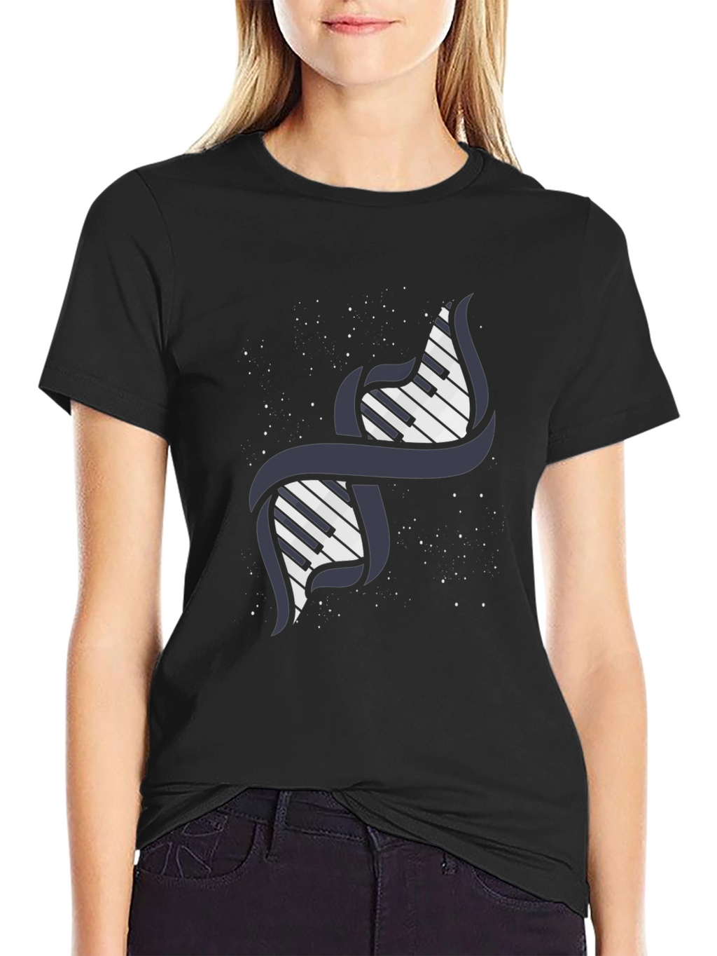 Piano DNA Graphic T-Shirt