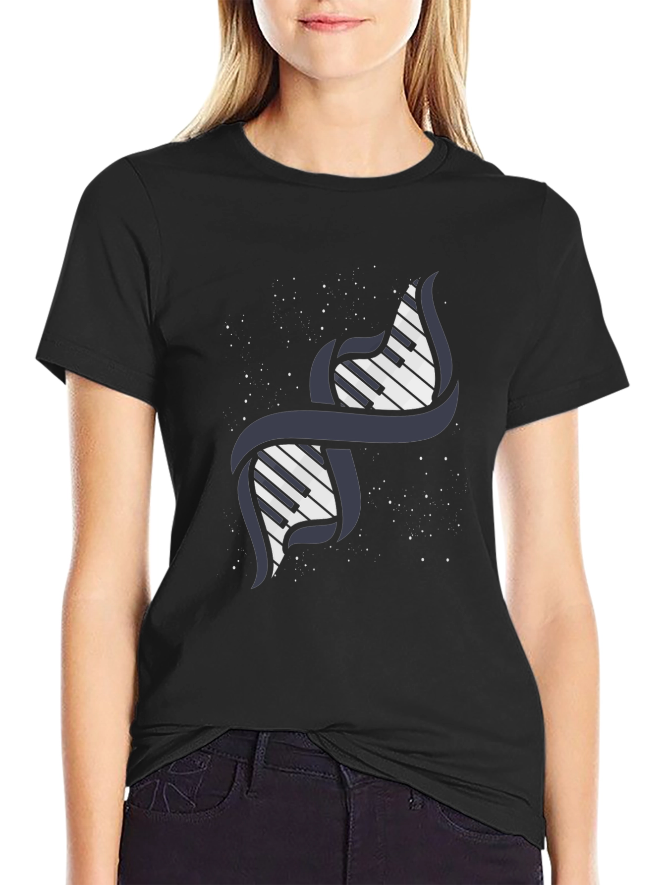 Piano DNA Graphic T-Shirt