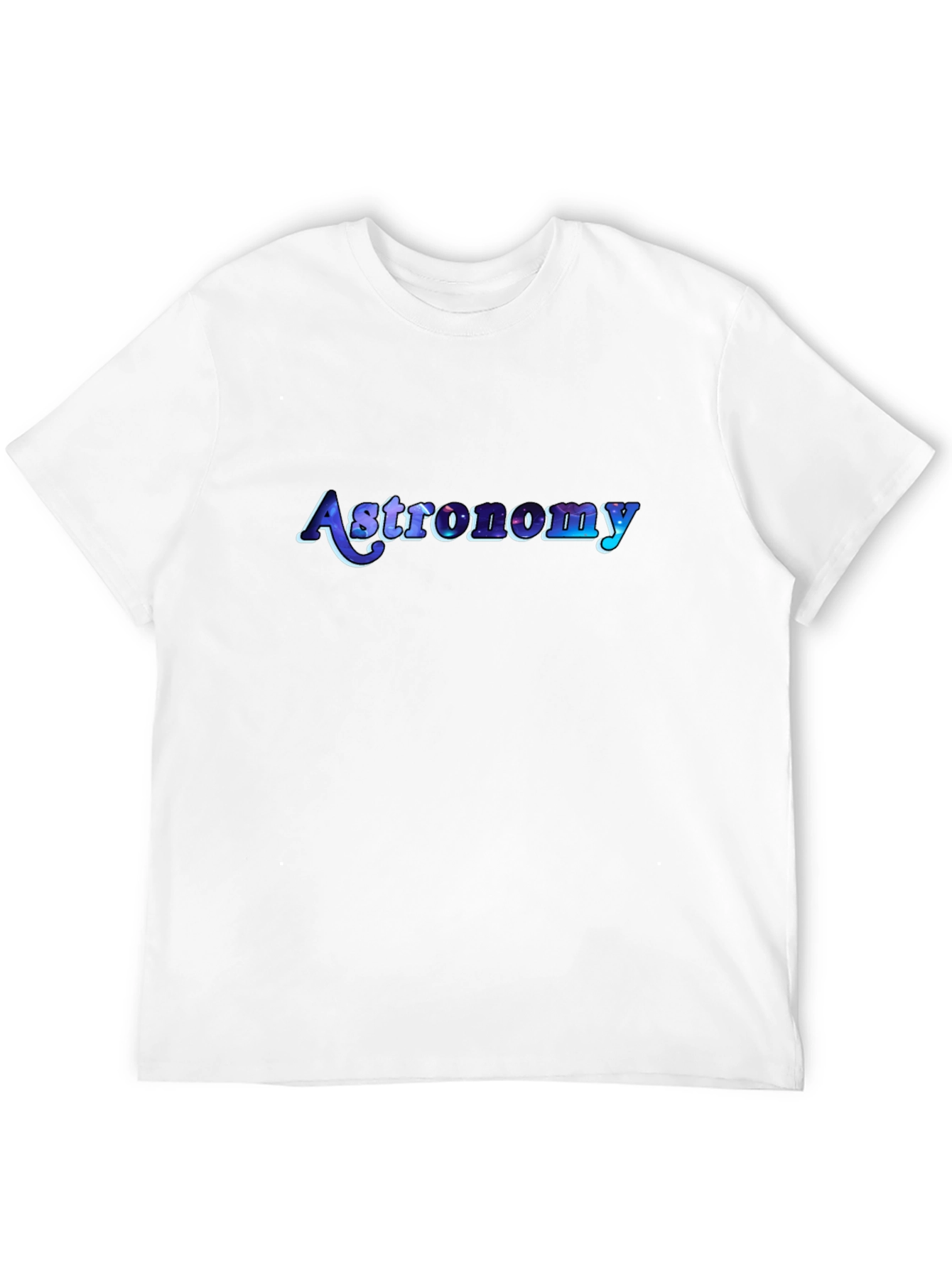 Astronomy Graphic Print Black T-Shirt