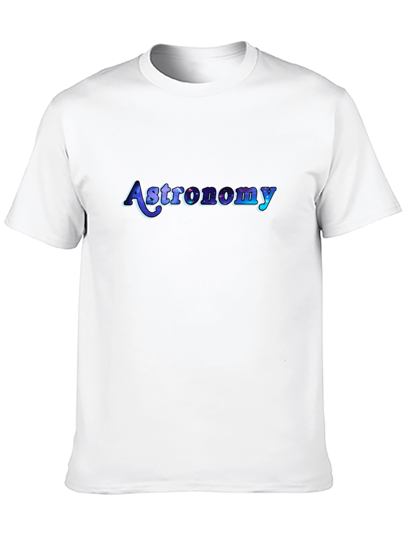 Astronomy Graphic Print Black T-Shirt