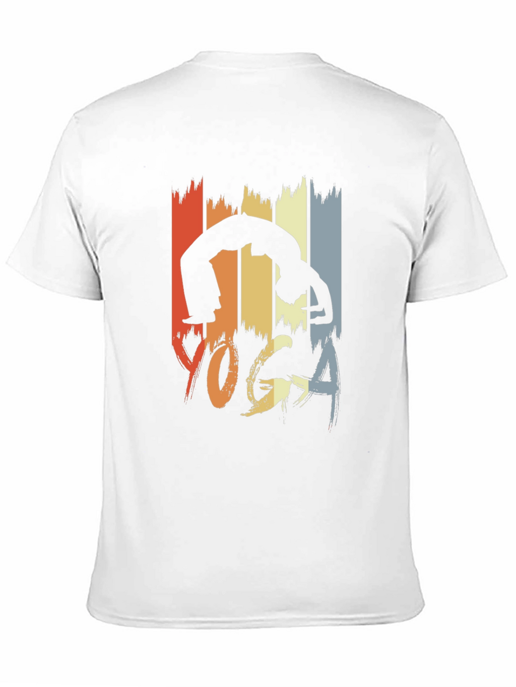Retro Yoga Pose Graphic Tee - Unisex