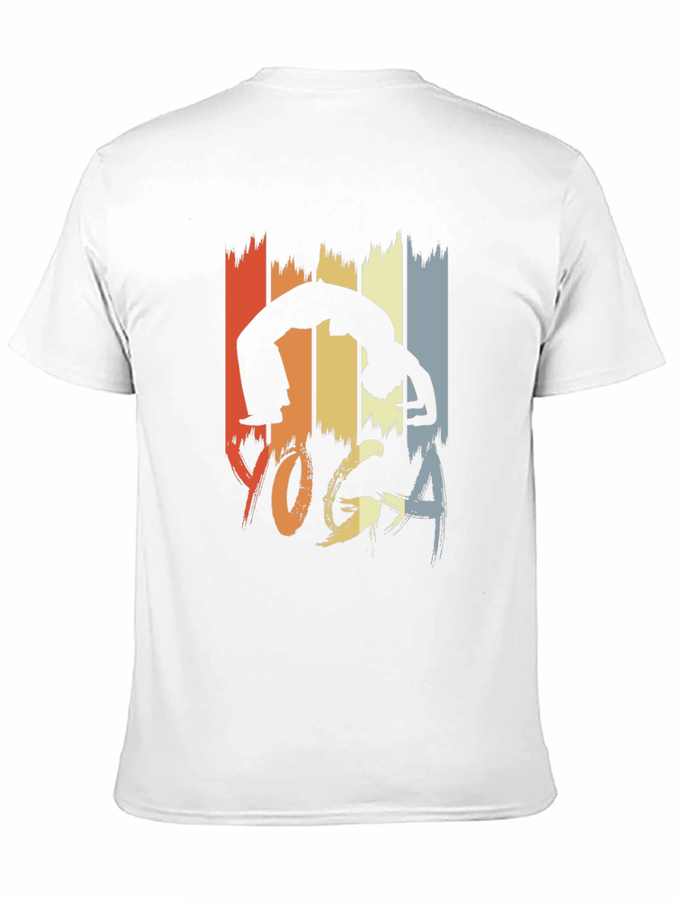 Retro Yoga Pose Graphic Tee - Unisex