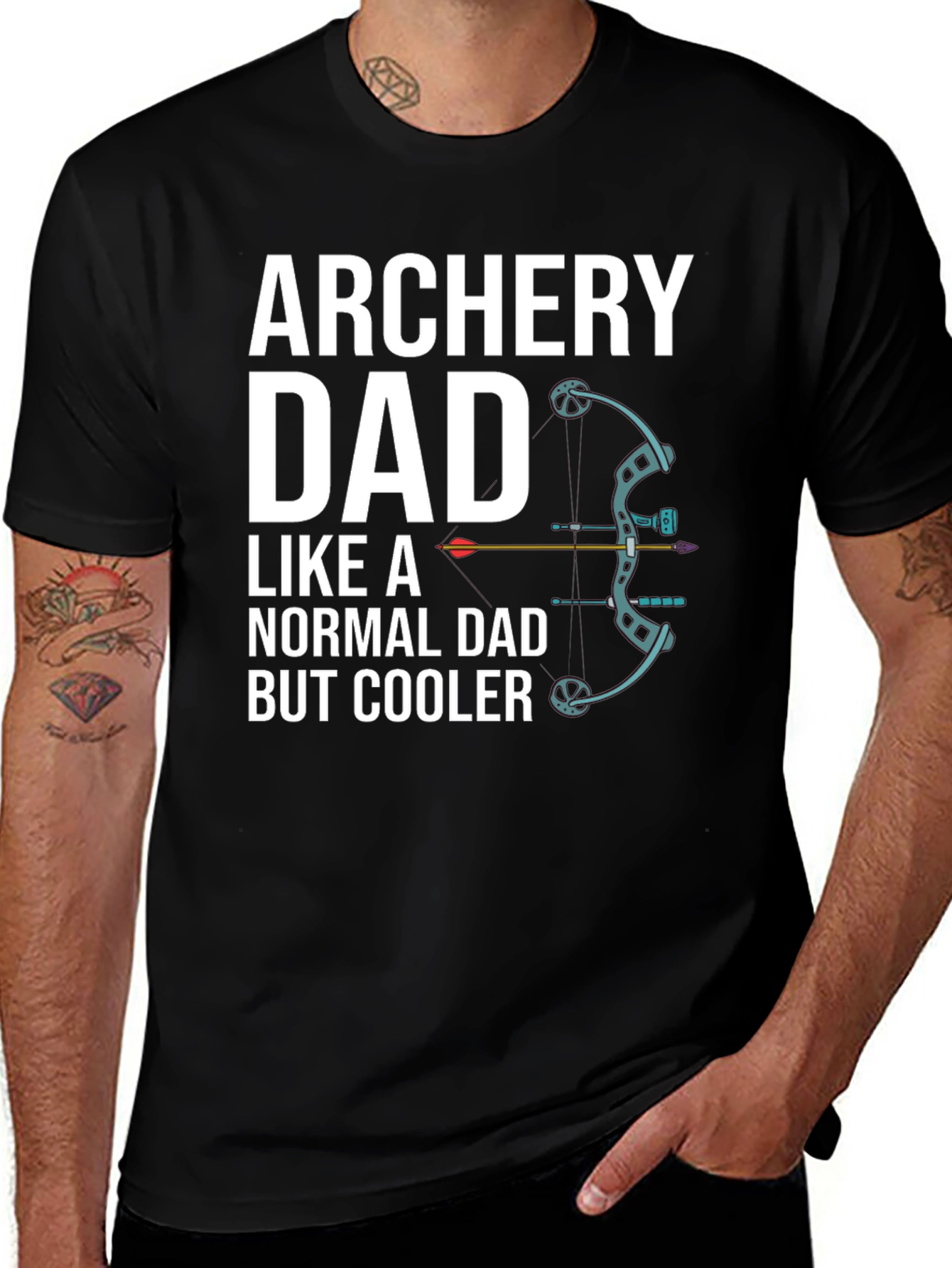 Archery Dad T-Shirt - Cooler Than a Normal Dad!