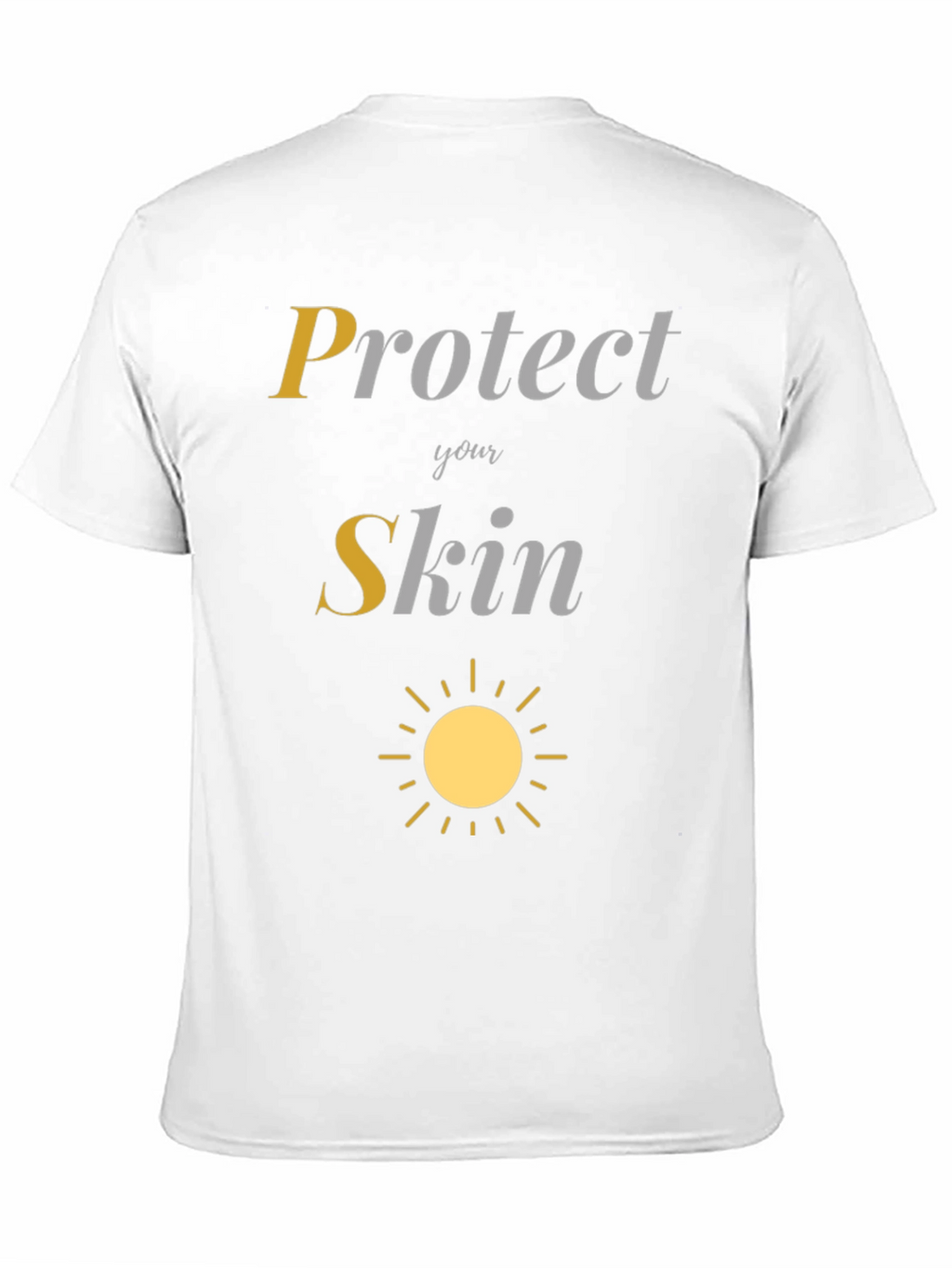 Protect Your Skin Sun Graphic Tee - Black