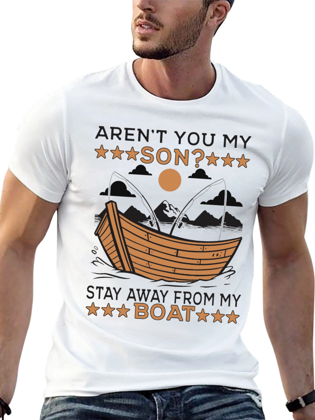 Arent You My Son? Boat Graphic T-Shirt