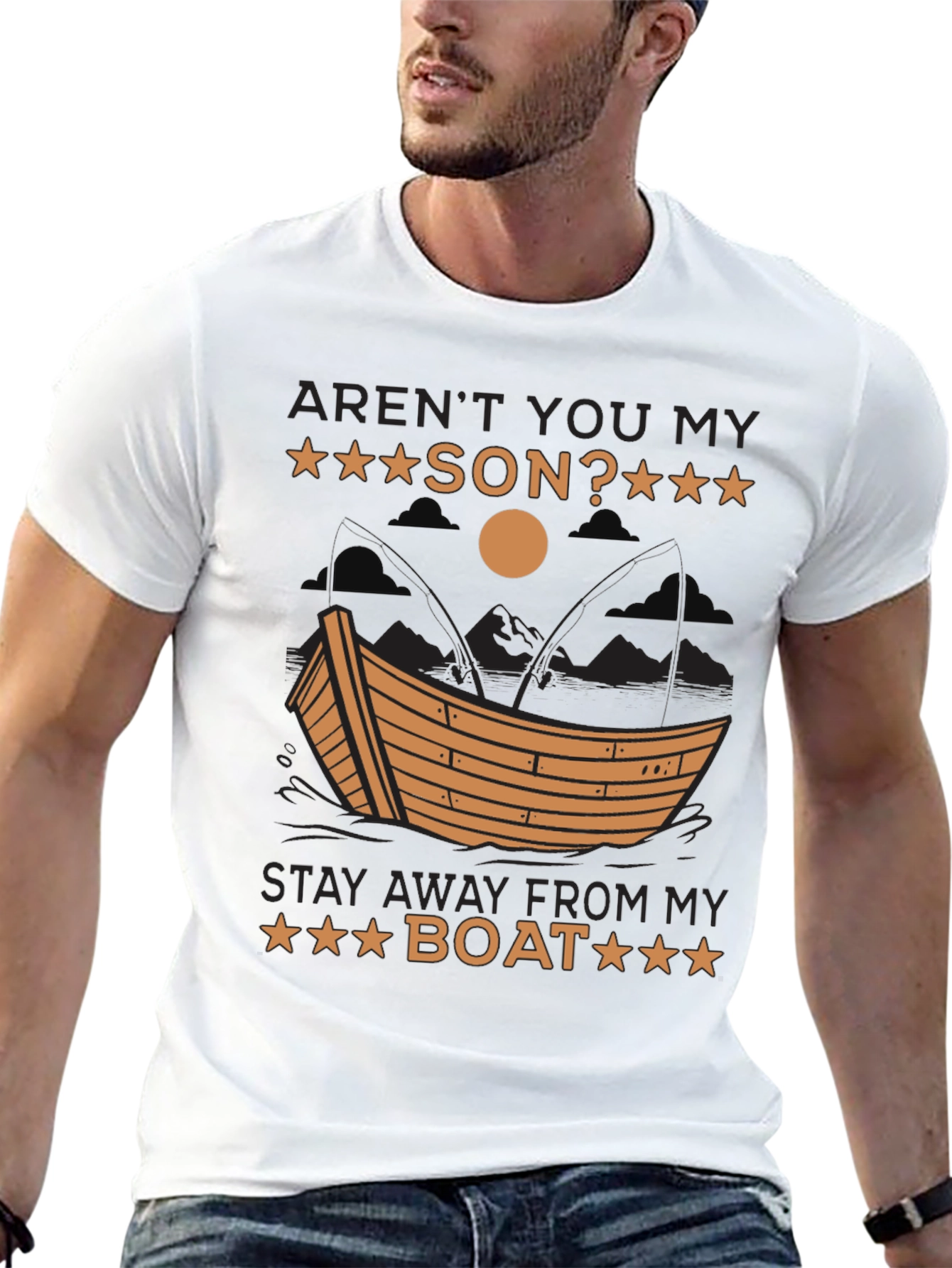 Arent You My Son? Boat Graphic T-Shirt