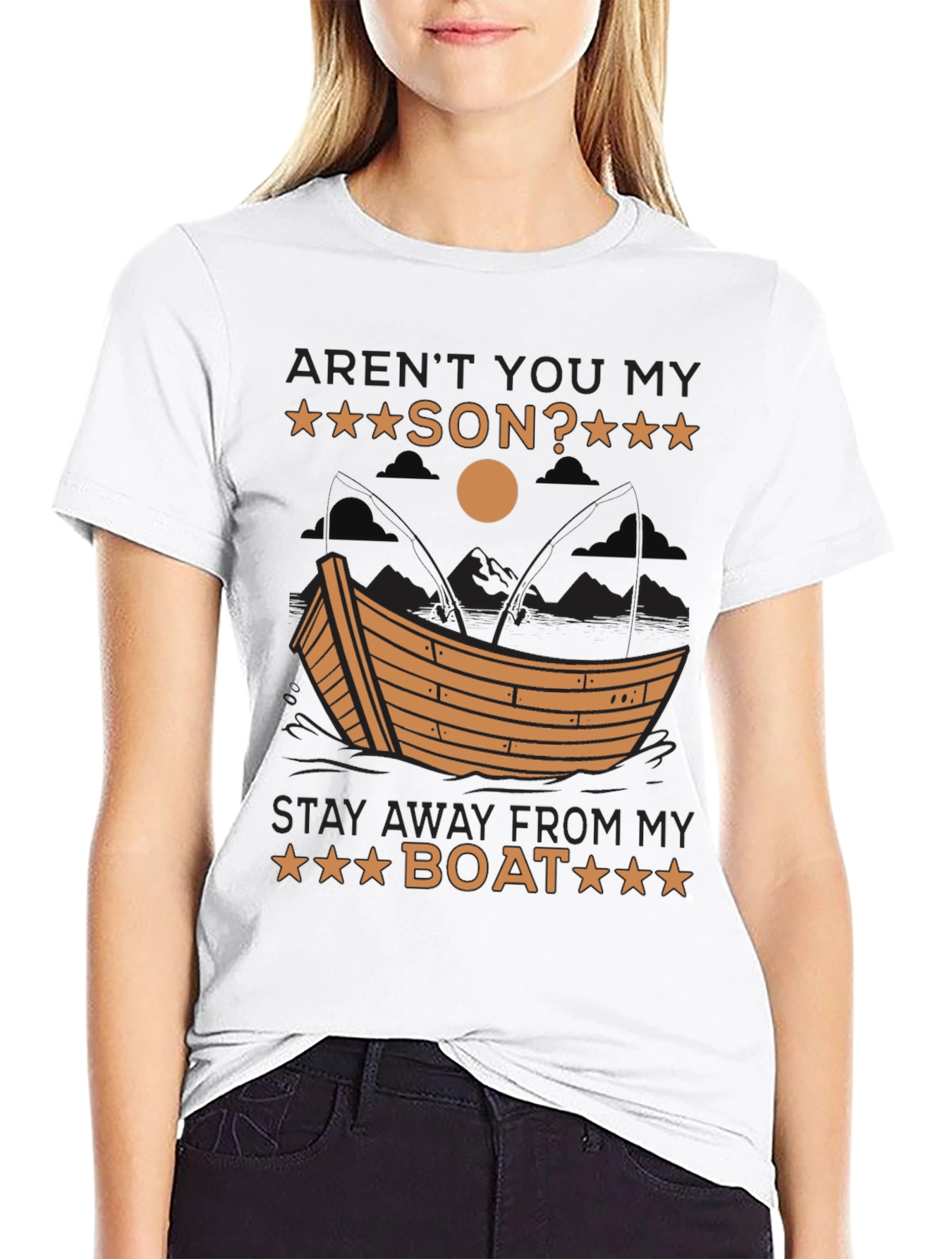 Arent You My Son? Boat Graphic T-Shirt