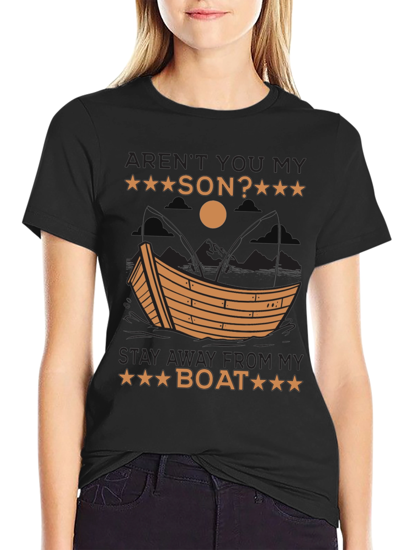 Arent You My Son? Boat Graphic T-Shirt