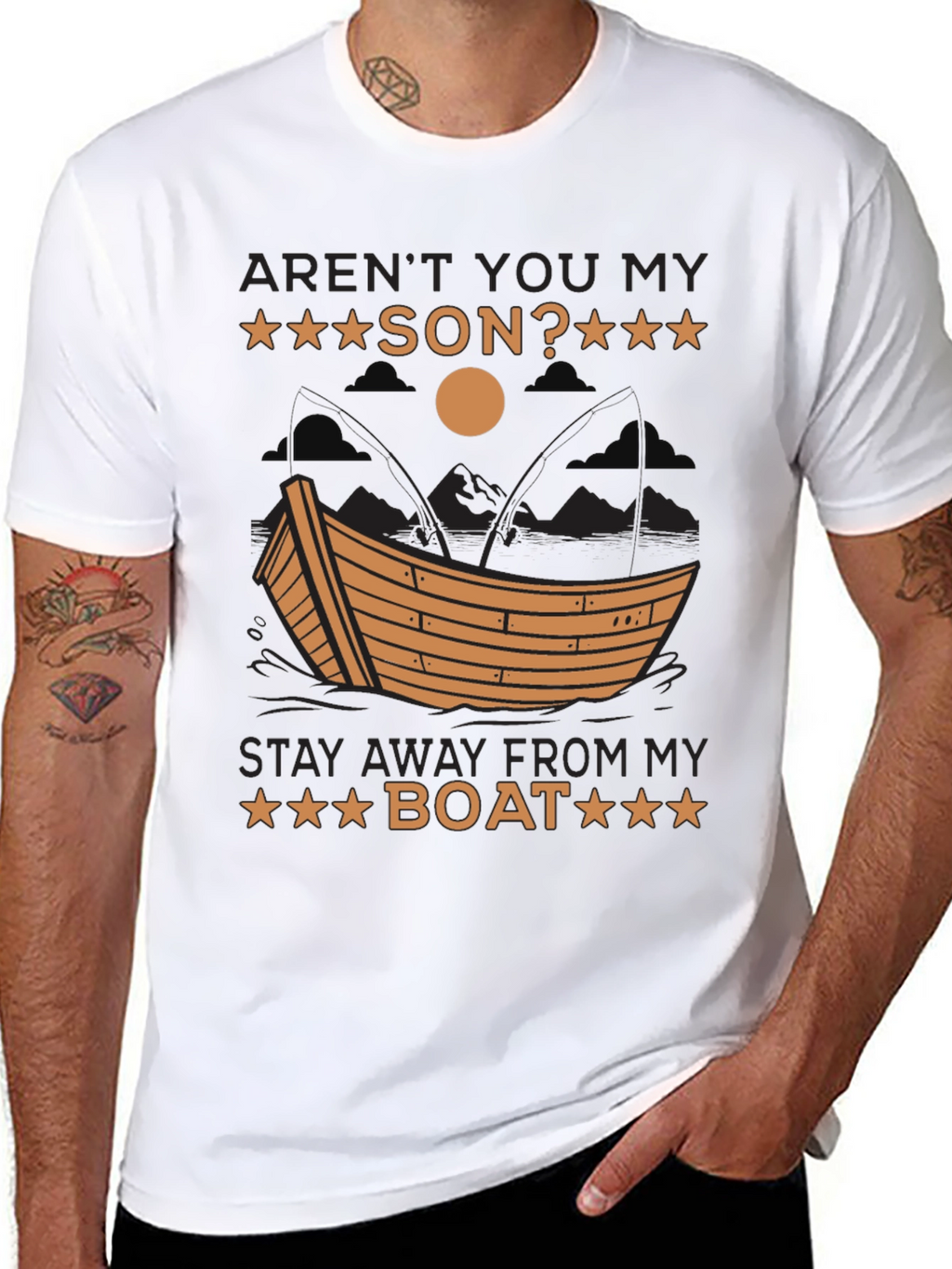 Arent You My Son? Boat Graphic T-Shirt