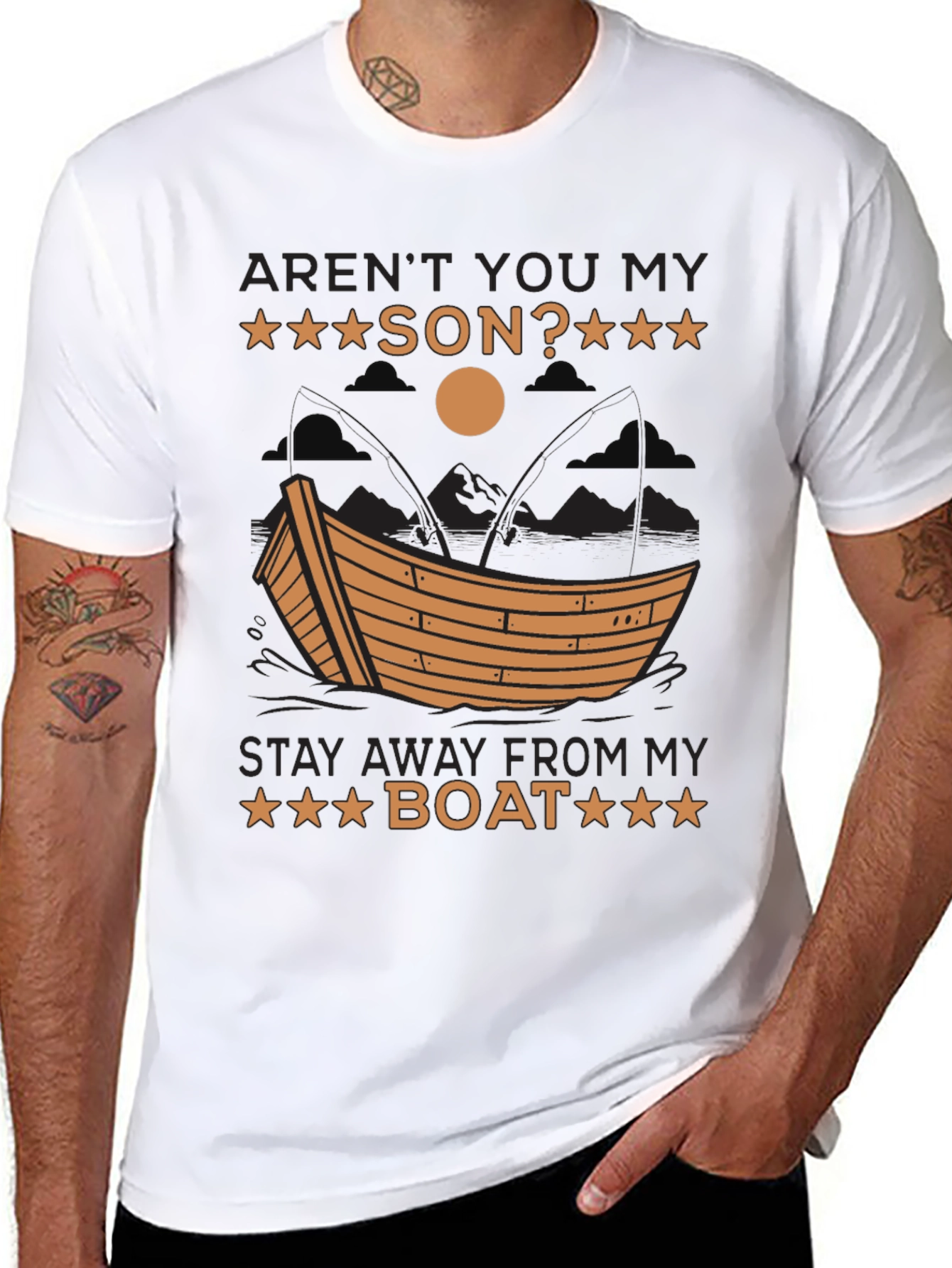 Arent You My Son? Boat Graphic T-Shirt