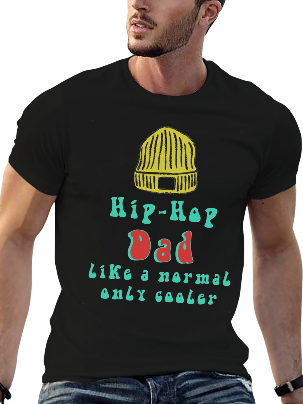 Hip-Hop Dad Graphic Tee - Cool Fathers Day Gift