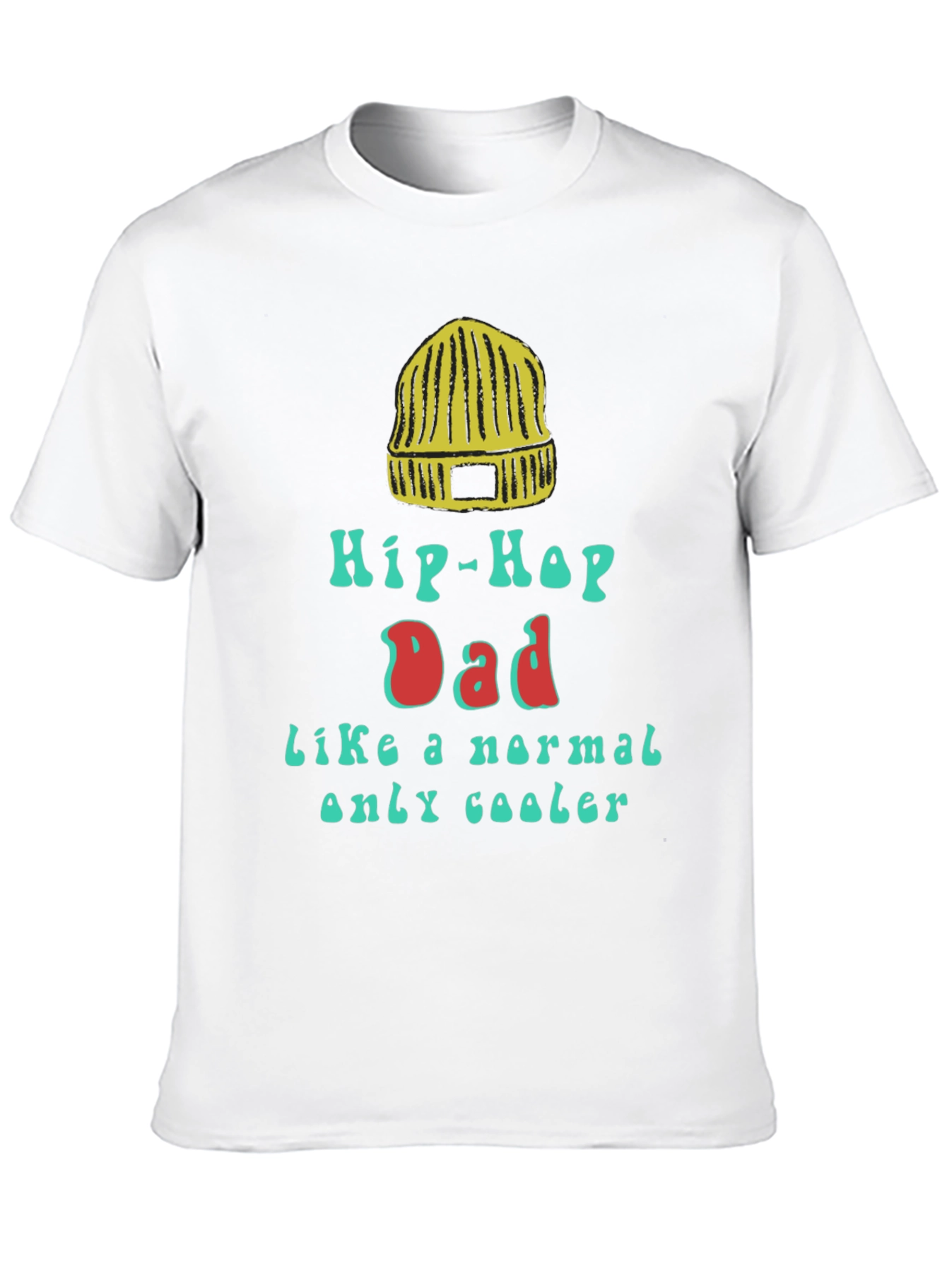 Hip-Hop Dad Graphic Tee - Cool Fathers Day Gift