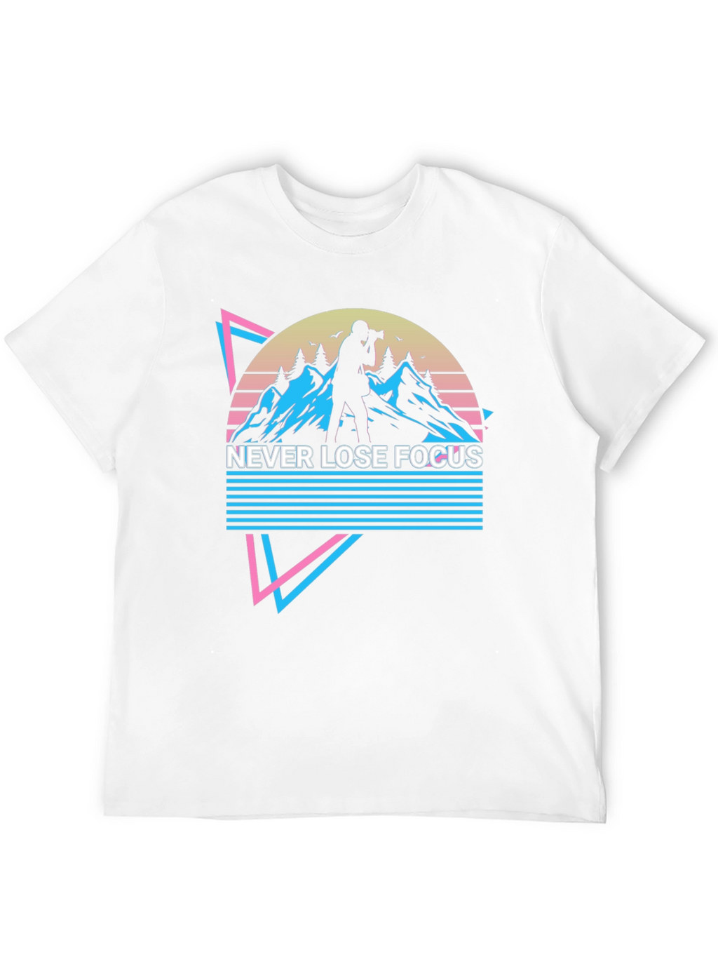 Never Lose Focus T-Shirt - Photography Retro Style