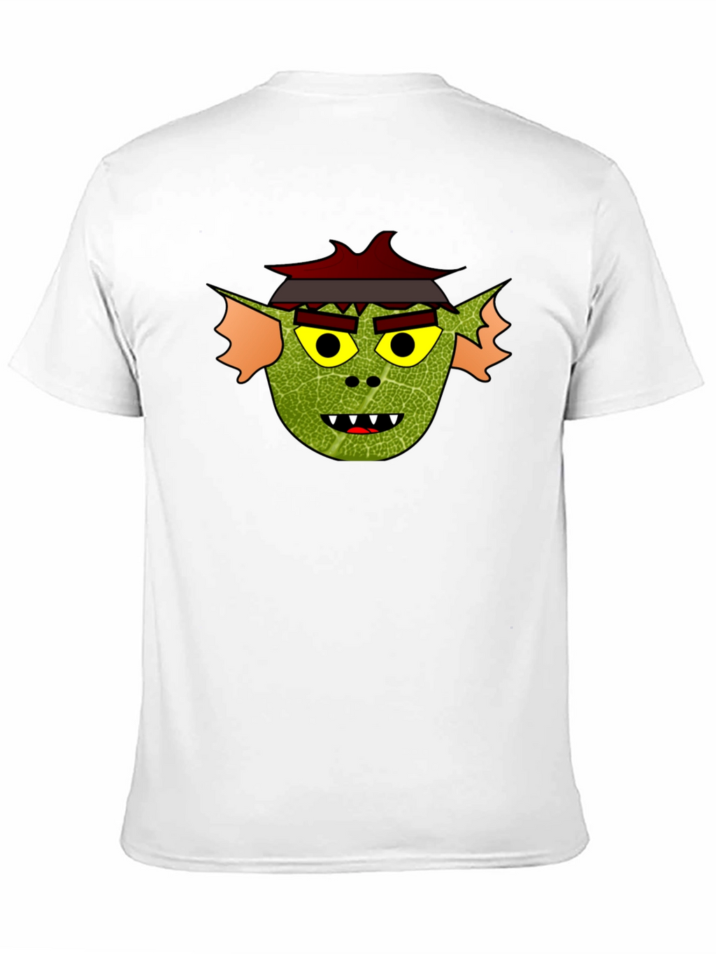 Yokai Face Graphic Tee - Soft Black Cotton