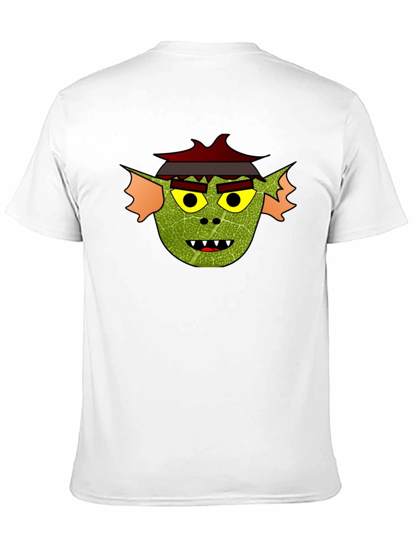 Yokai Face Graphic Tee - Soft Black Cotton