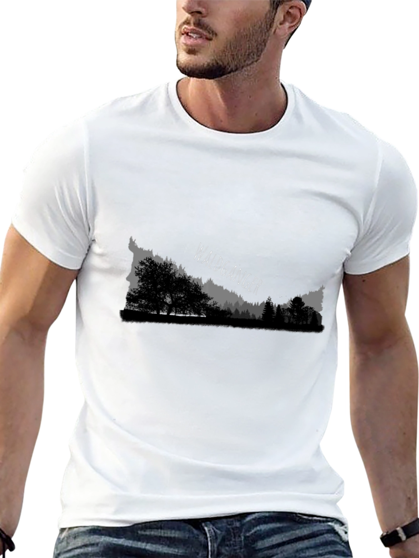 Waldgänger Graphic Tee - Nature Inspired Design