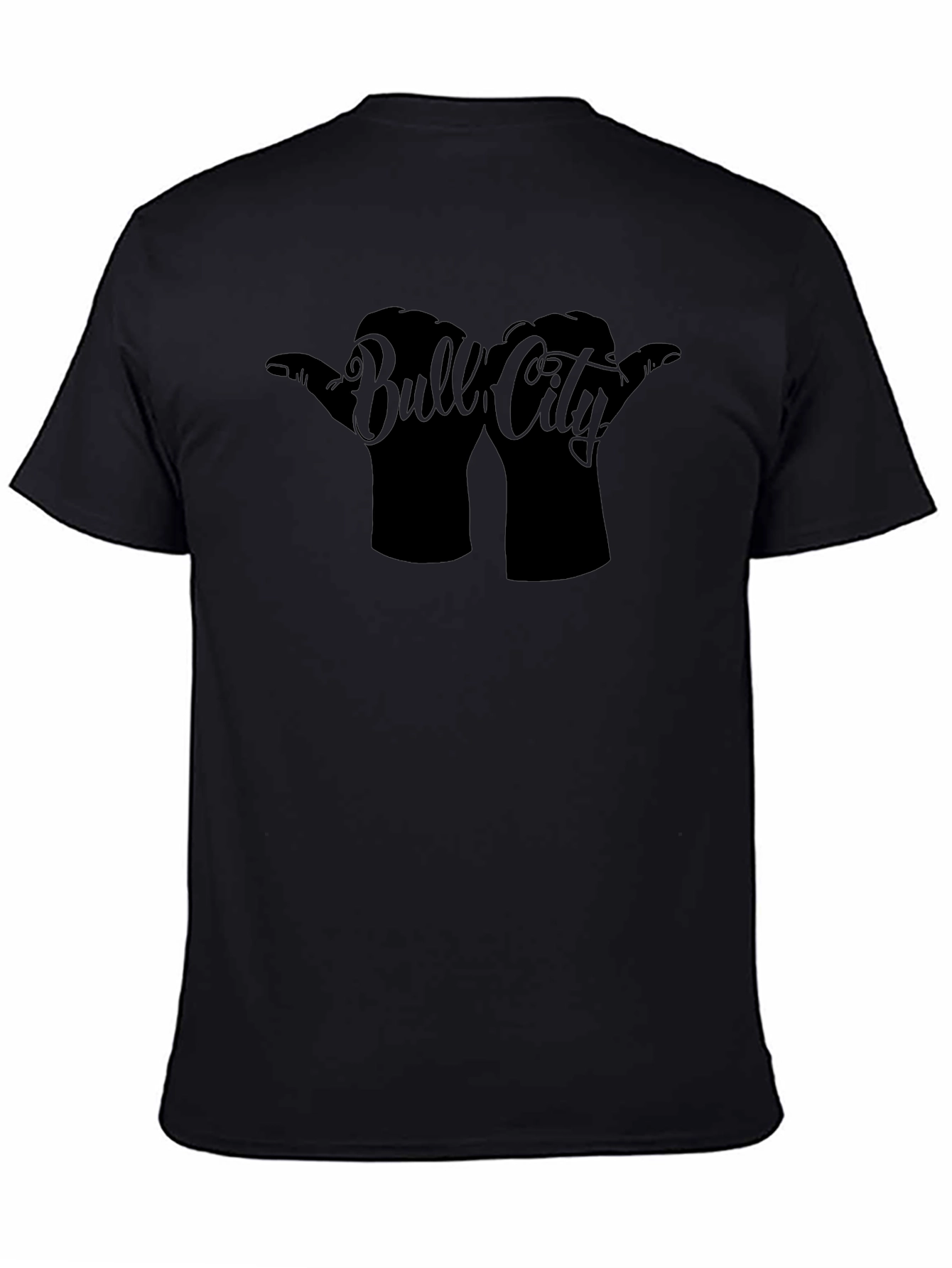 Bull City Graphic Tee - Black Cotton Shirt