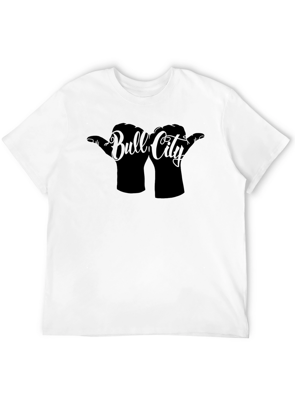 Bull City Graphic Tee - Black Cotton Shirt
