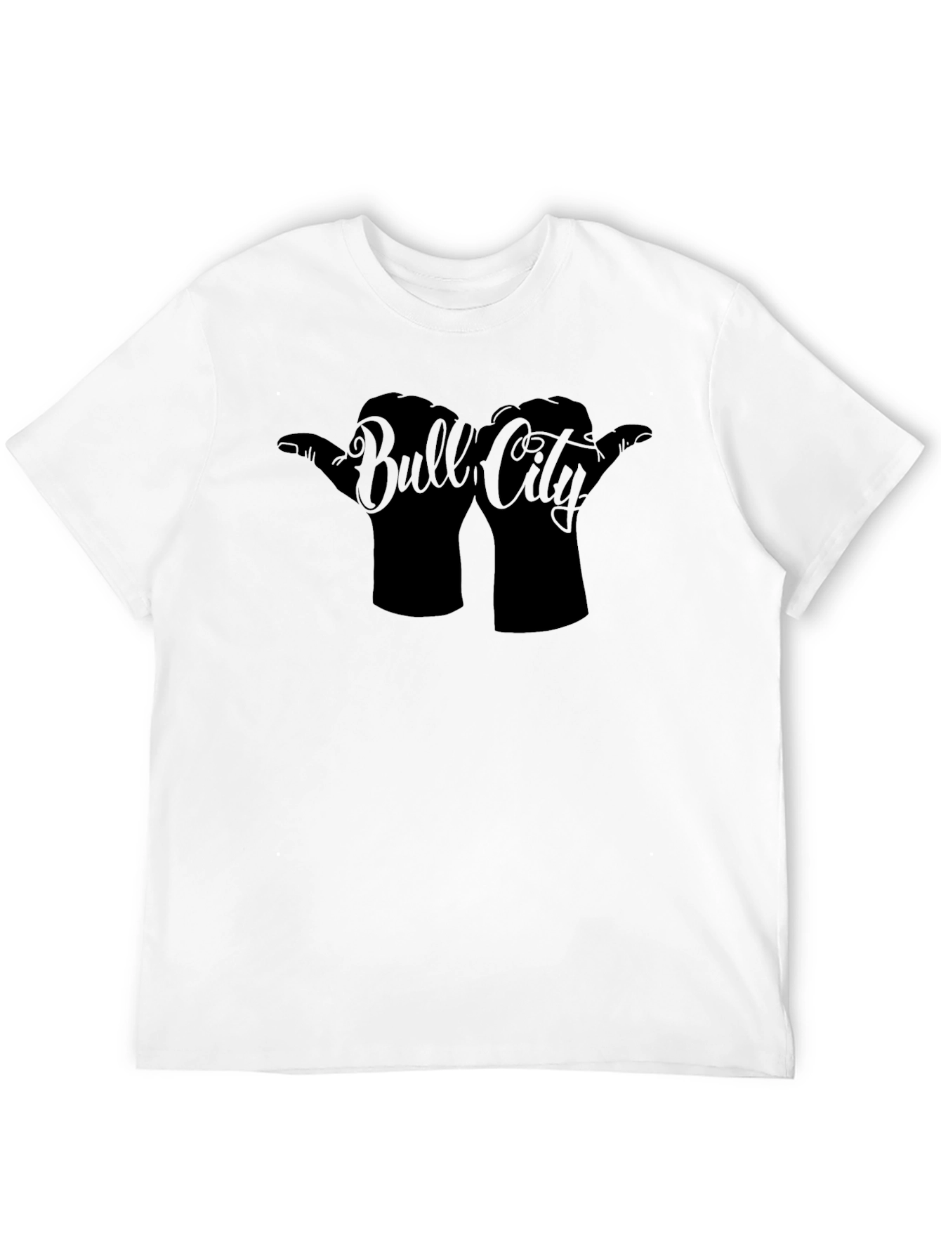 Bull City Graphic Tee - Black Cotton Shirt